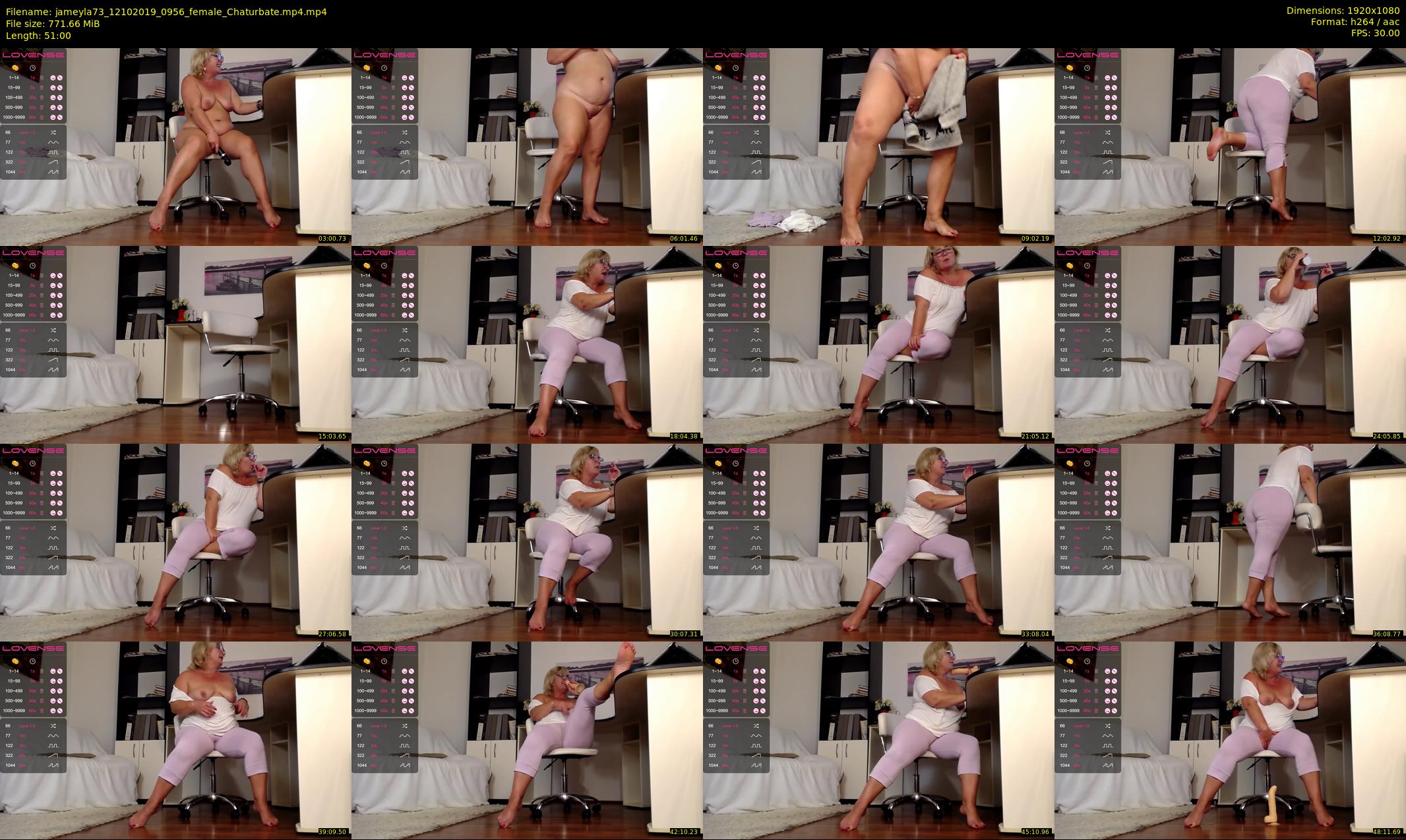 jameyla73 — 51 minute Chaturbate female cam show recording, 1080p, Oct 12, 2019