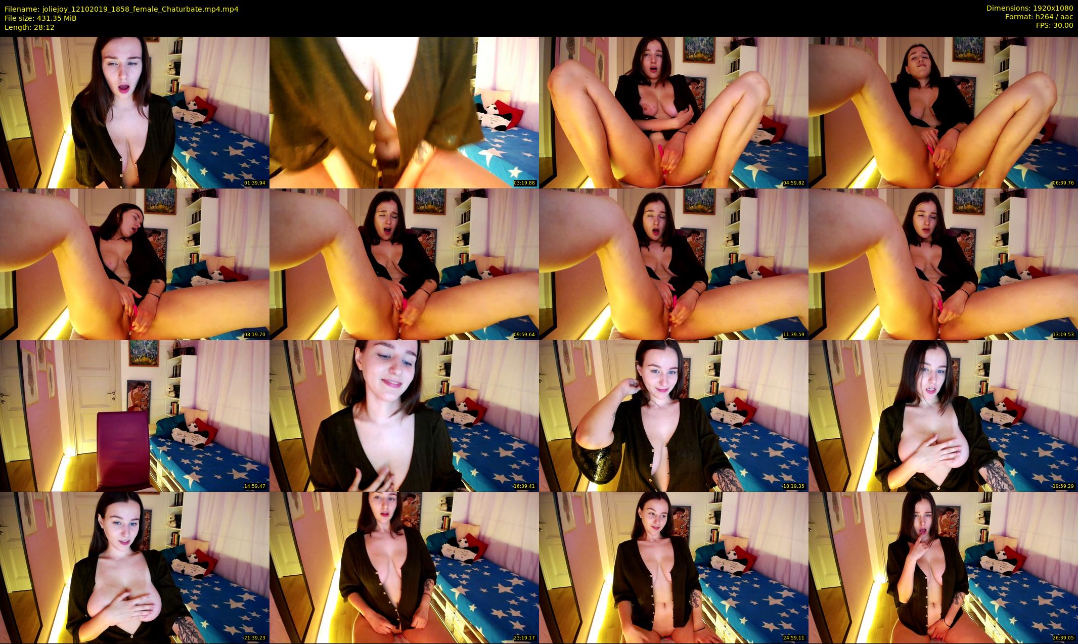 joliejoy — 29 minute Chaturbate female cam show recording, 1080p, Oct 12, 2019