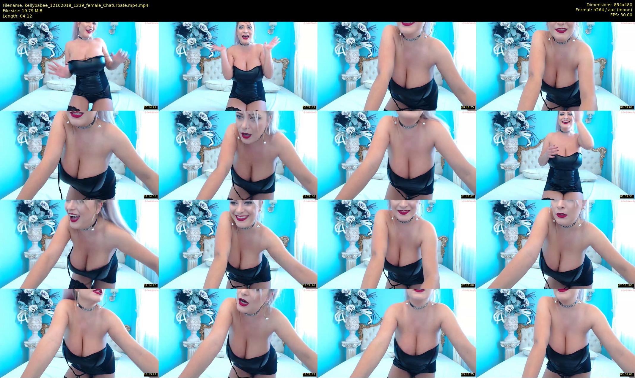 kellybabee — 5 minute Chaturbate female cam show recording, 480p, Oct 12, 2019