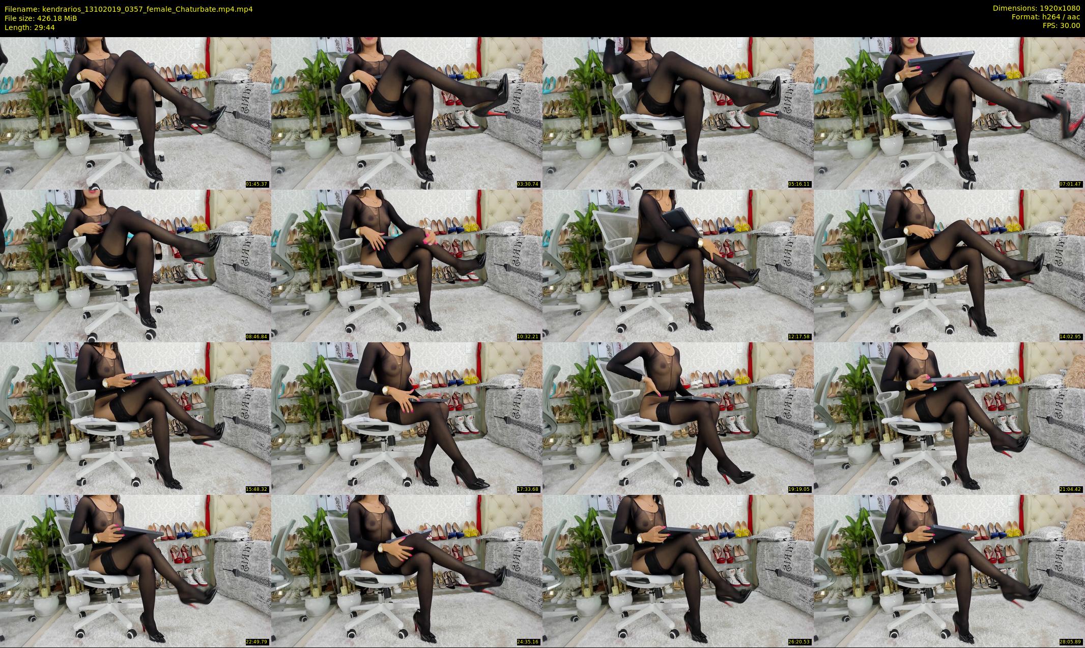 kendrarios — 30 minute Chaturbate female cam show recording, 1080p, Oct 13, 2019