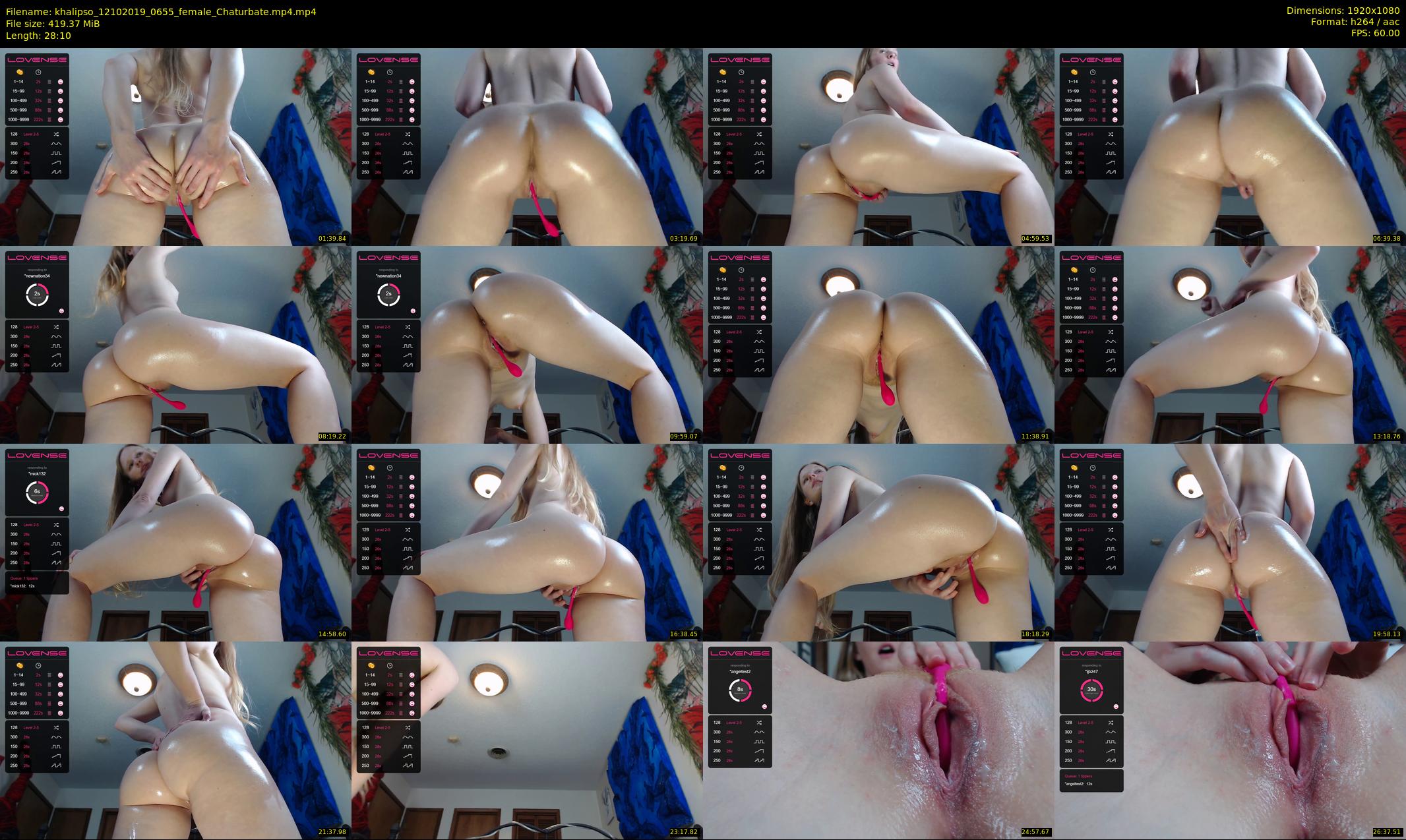 khalipso — 29 minute Chaturbate female cam show recording, 1080p, Oct 12, 2019
