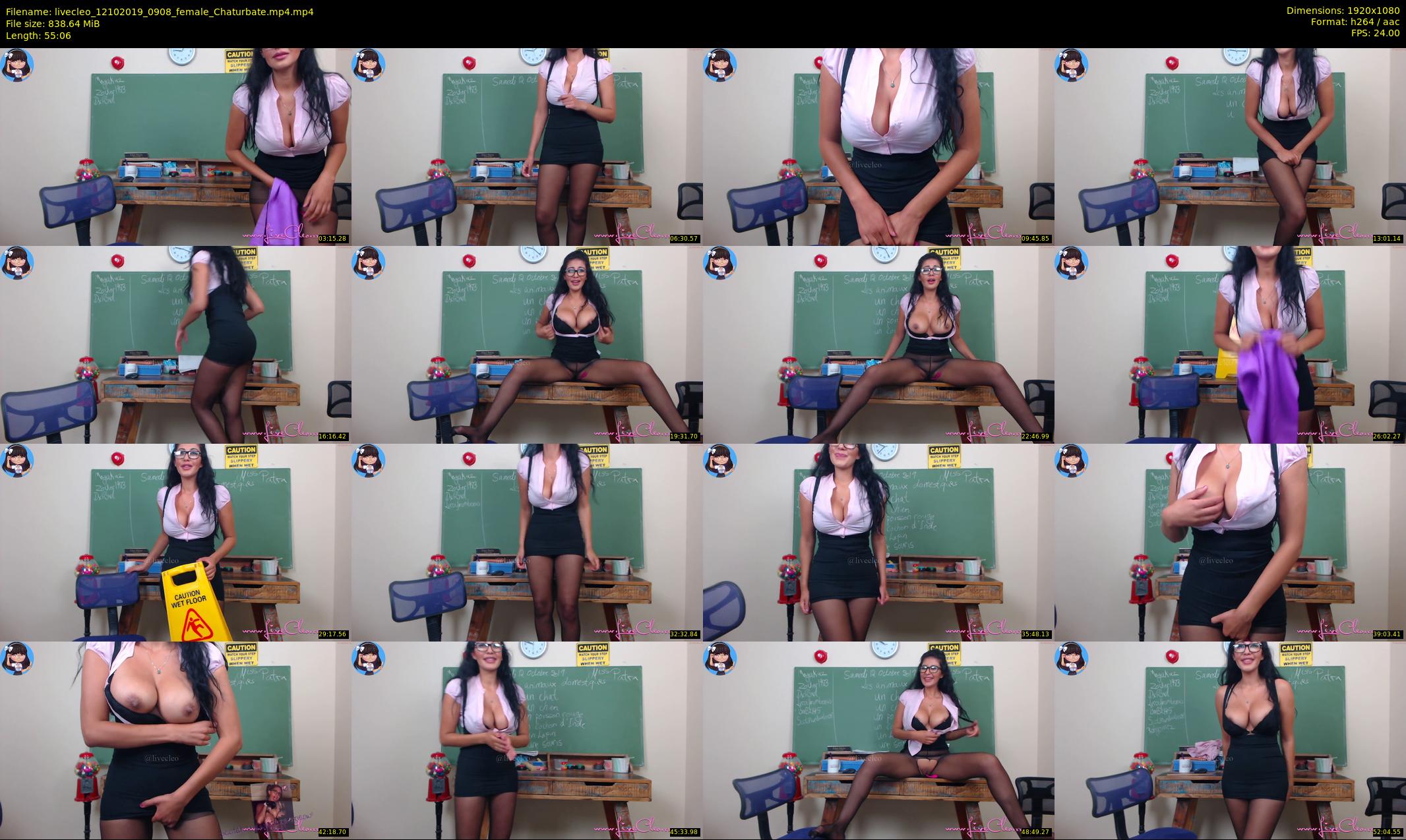 livecleo — 56 minute Chaturbate female cam show recording, 1080p, Oct 12, 2019