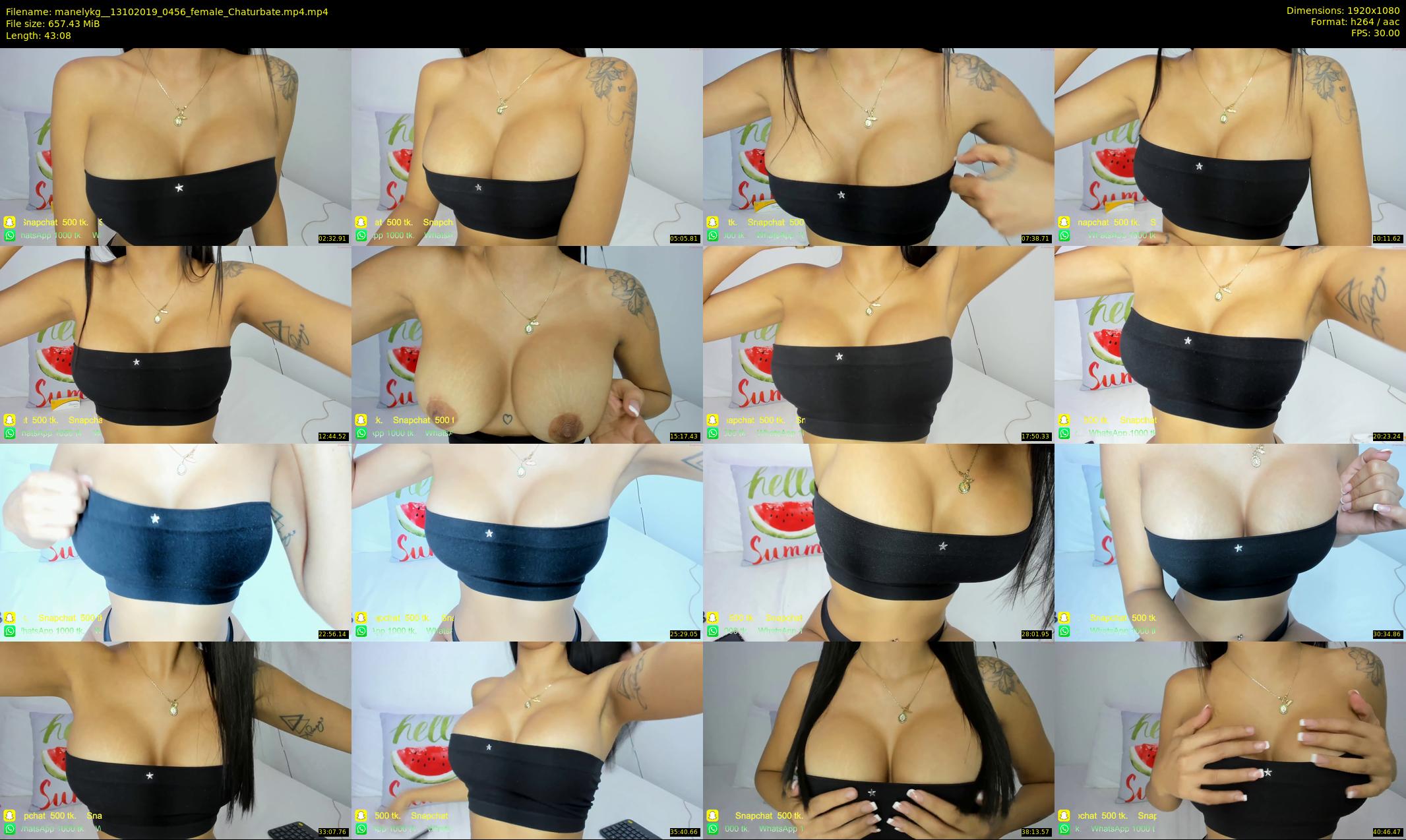 manelykg_ — 44 minute Chaturbate female cam show recording, 1080p, Oct 13, 2019