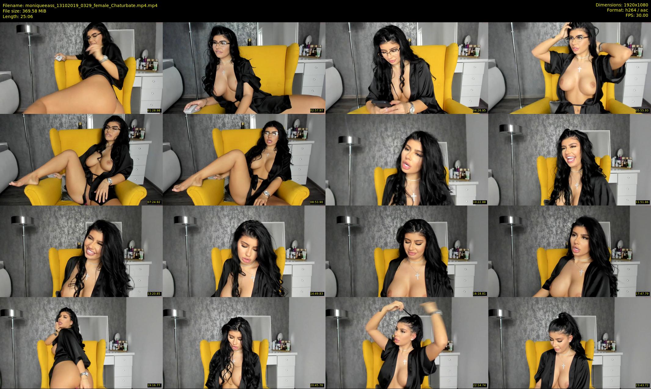 moniqueeass — 26 minute Chaturbate female cam show recording, 1080p, Oct 13, 2019