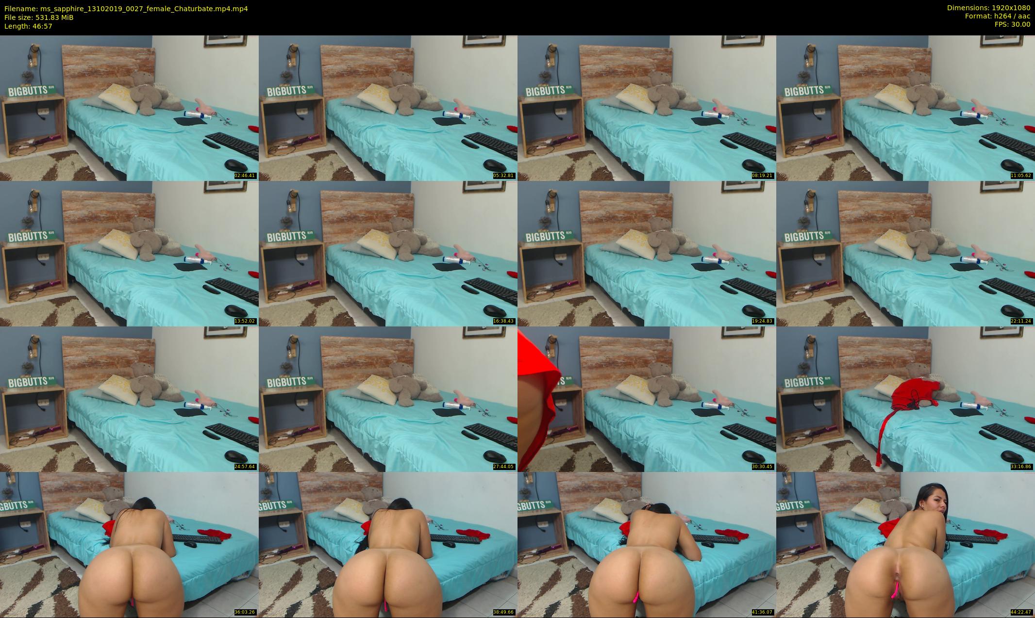 ms_sapphire — 47 minute Chaturbate female cam show recording, 1080p, Oct 13, 2019