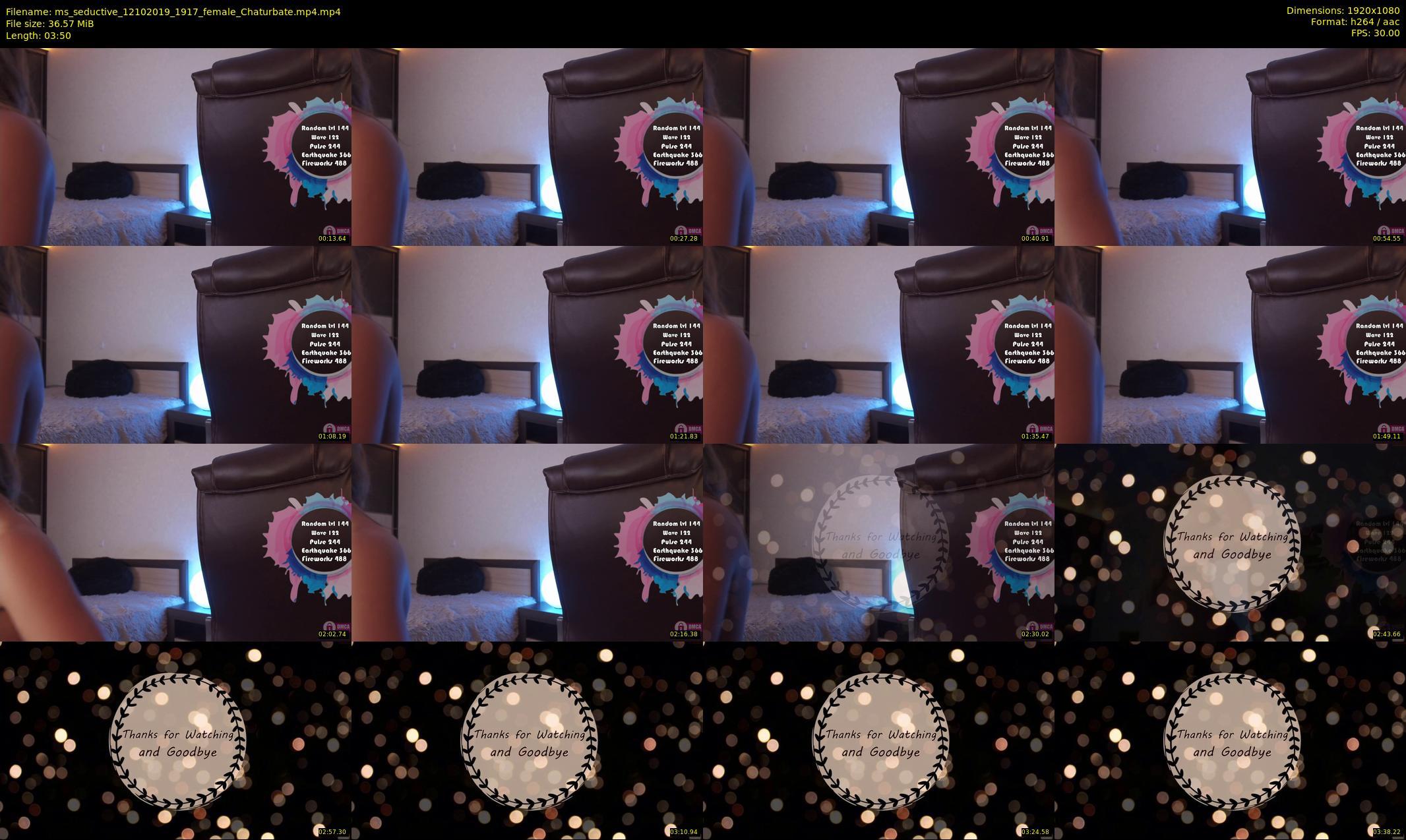 ms_seductive — 4 minute Chaturbate female cam show recording, 1080p, Oct 12, 2019