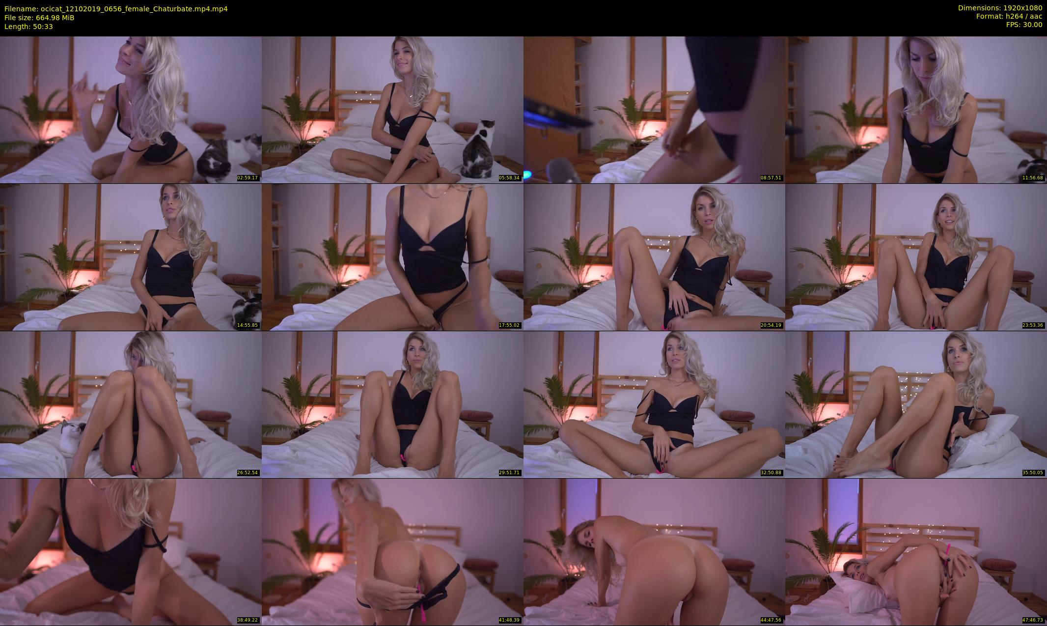 ocicat — 51 minute Chaturbate female cam show recording, 1080p, Oct 12, 2019