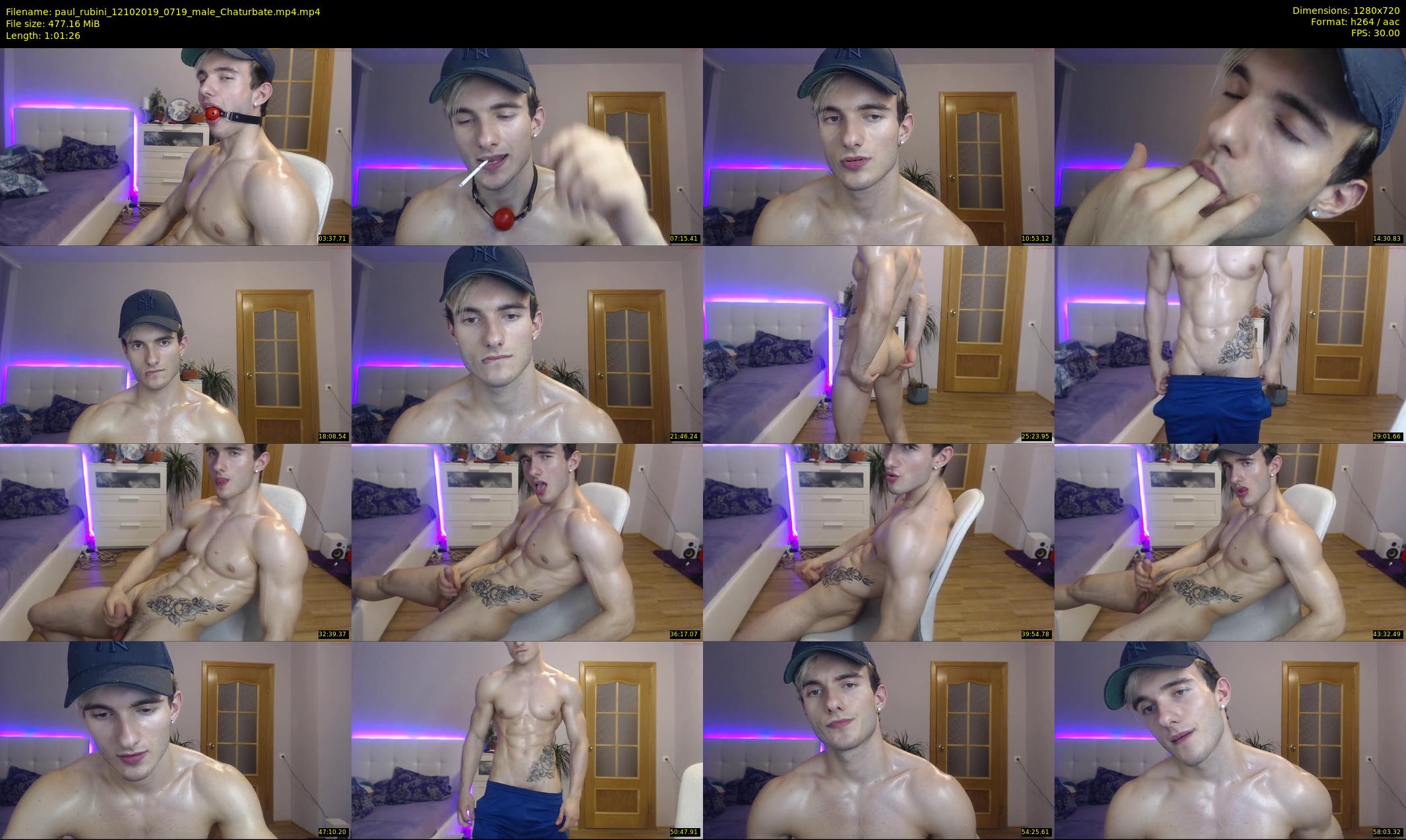 paul_rubini — 62 minute Chaturbate male cam show recording, 720p, Oct 12, 2019