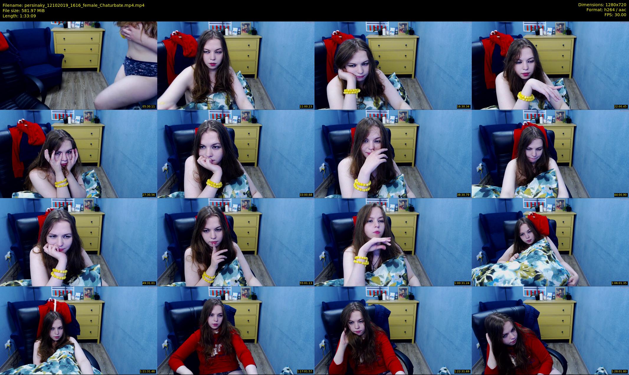 persinaky — 94 minute Chaturbate female cam show recording, 720p, Oct 12, 2019