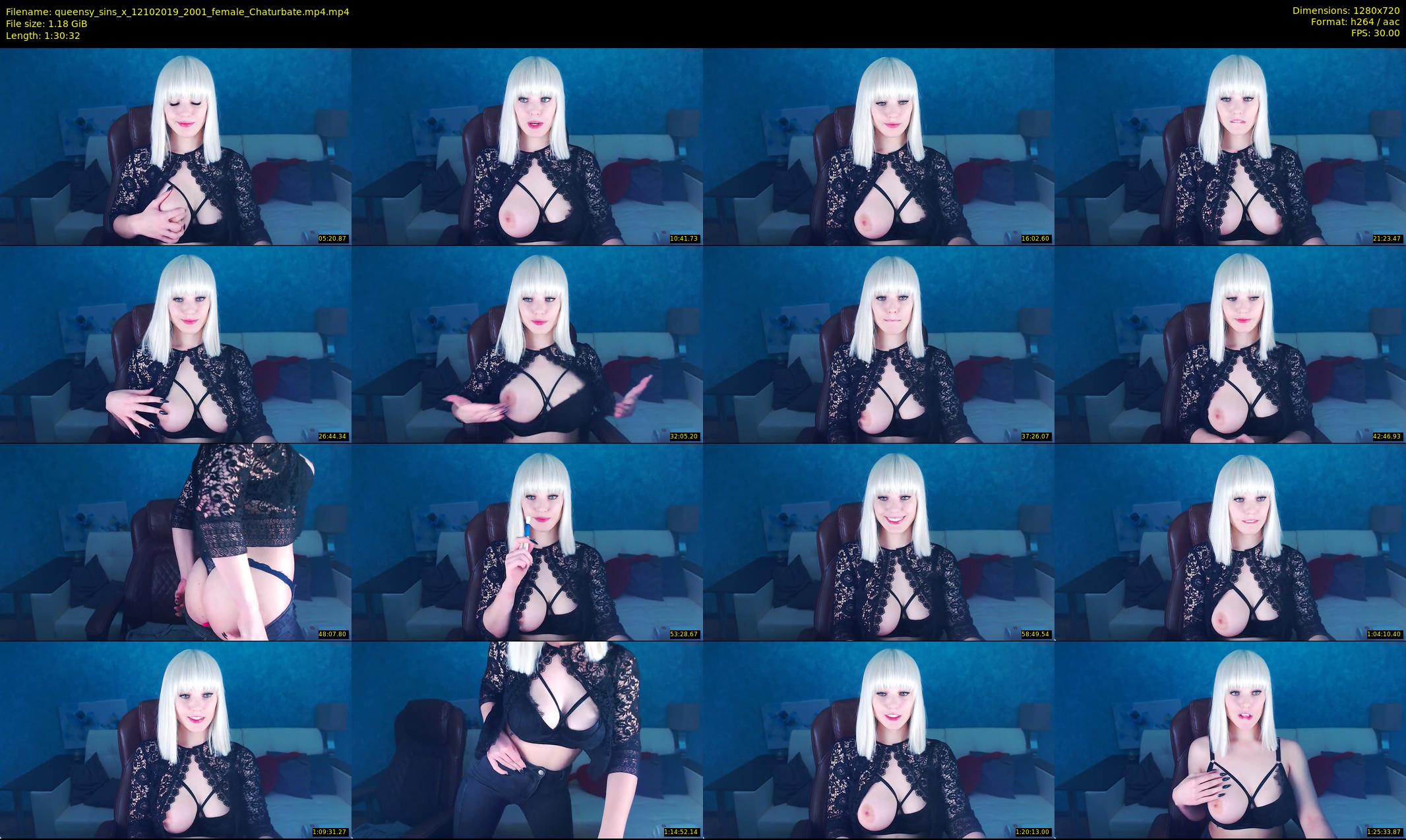 queensy_sins_x — 91 minute Chaturbate female cam show recording, 720p, Oct 12, 2019