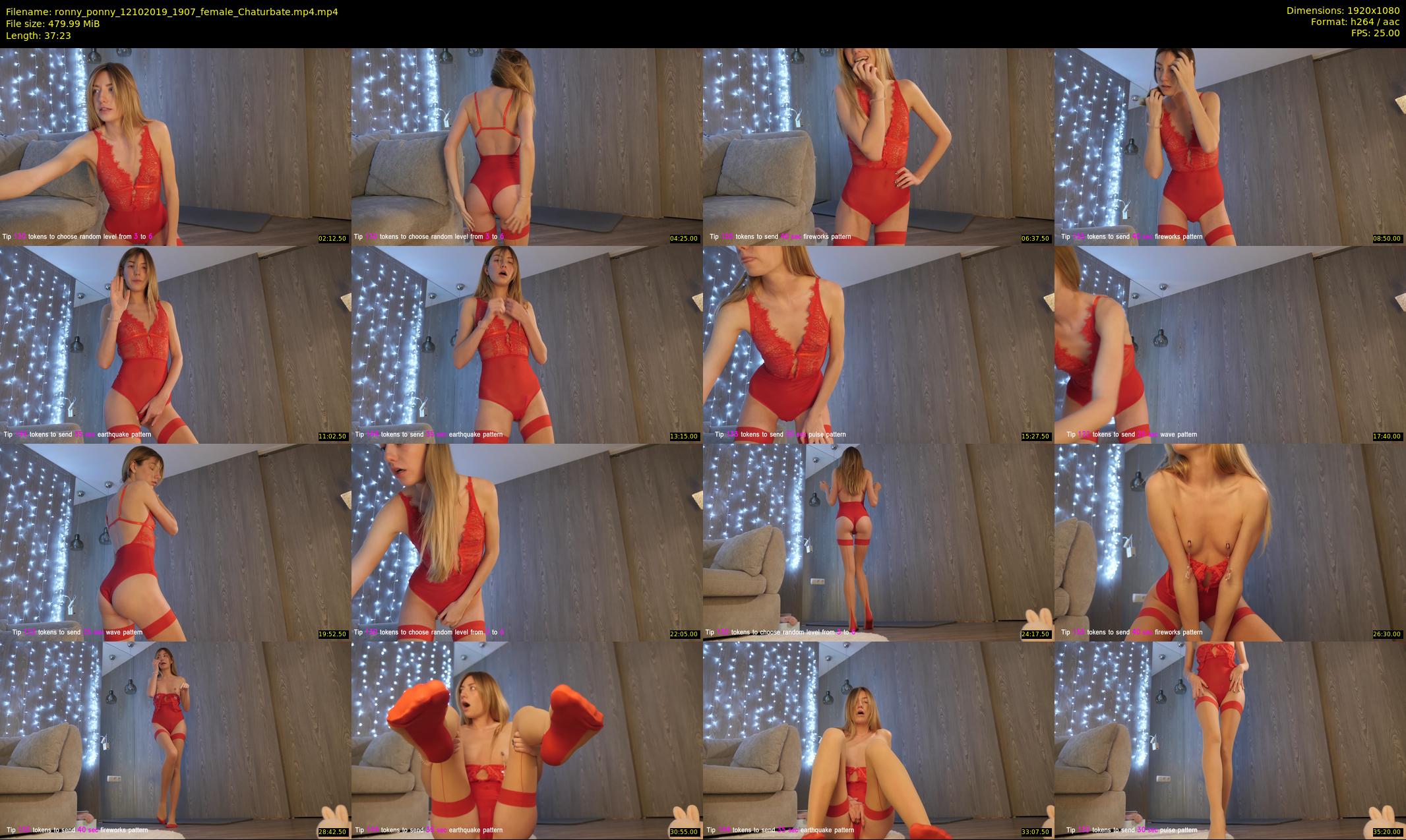 ronny_ponny — 38 minute Chaturbate female cam show recording, 1080p, Oct 12, 2019