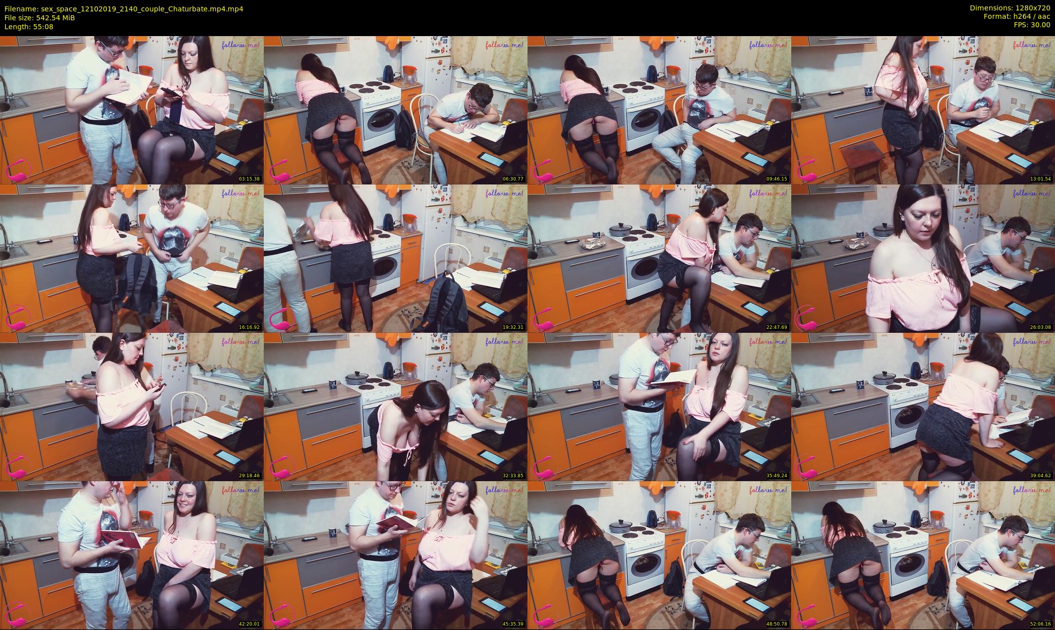 sex_space — 56 minute Chaturbate couple cam show recording, 720p, Oct 12, 2019
