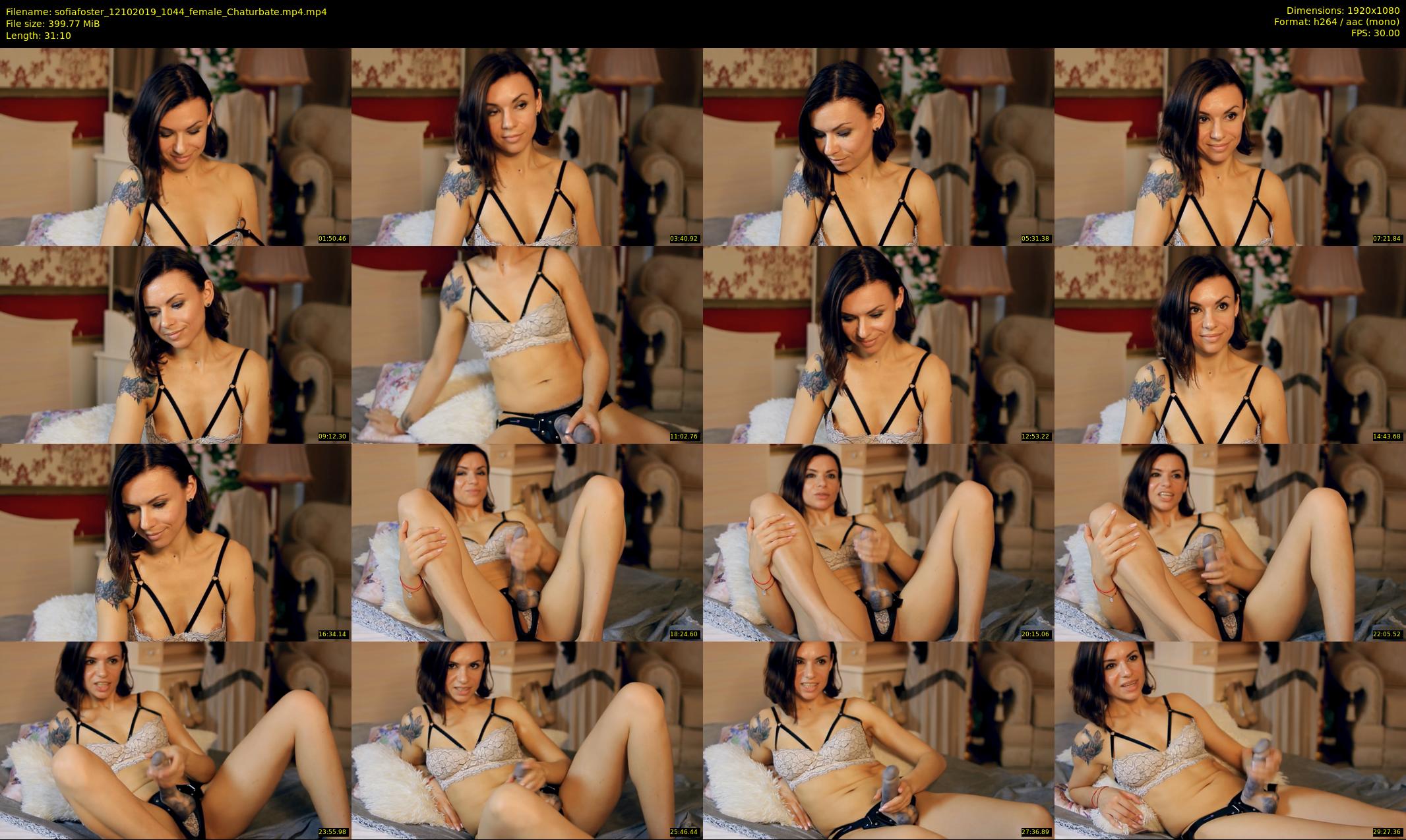 sofiafoster — 32 minute Chaturbate female cam show recording, 1080p, Oct 12, 2019
