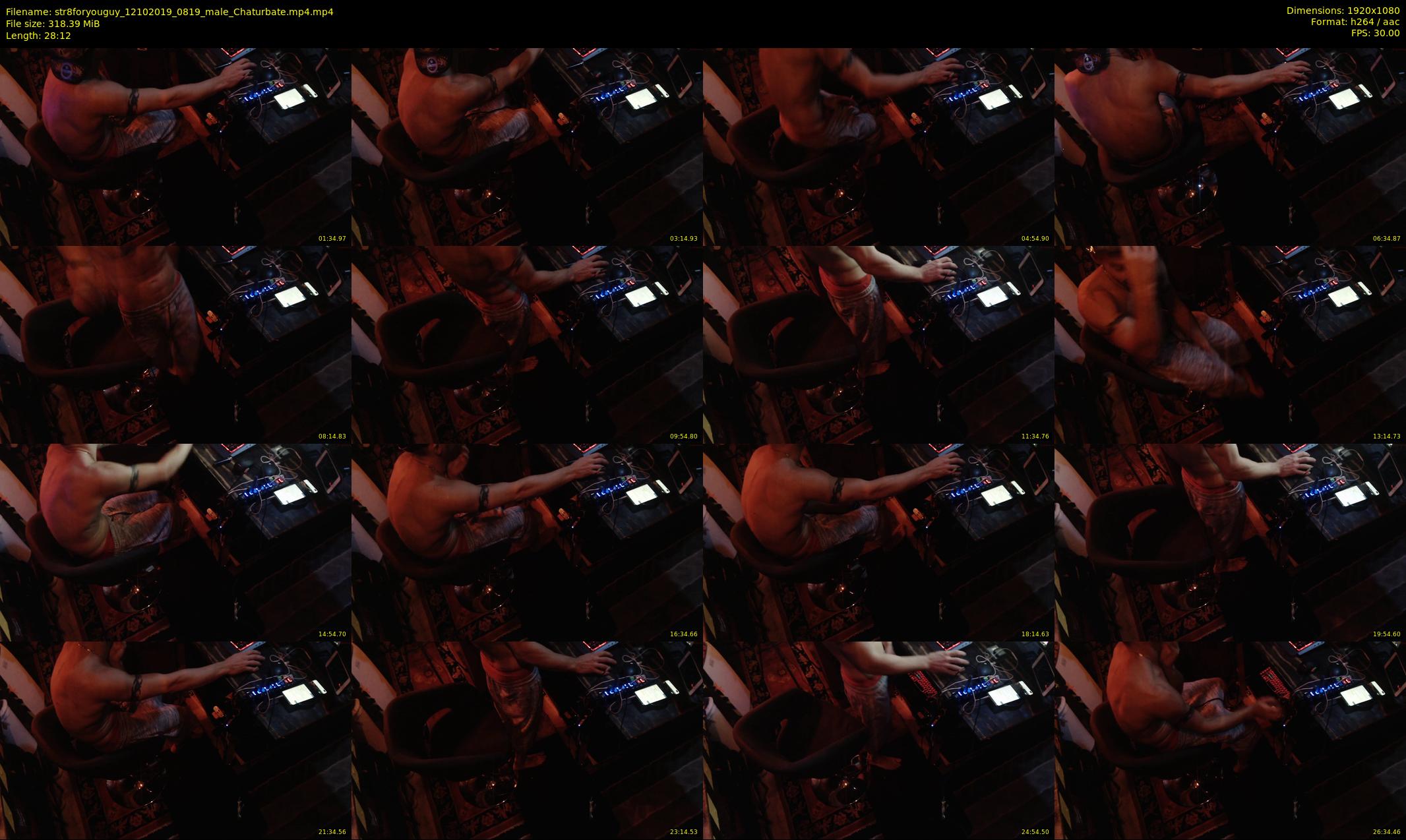 str8foryouguy — 29 minute Chaturbate male cam show recording, 1080p, Oct 12, 2019