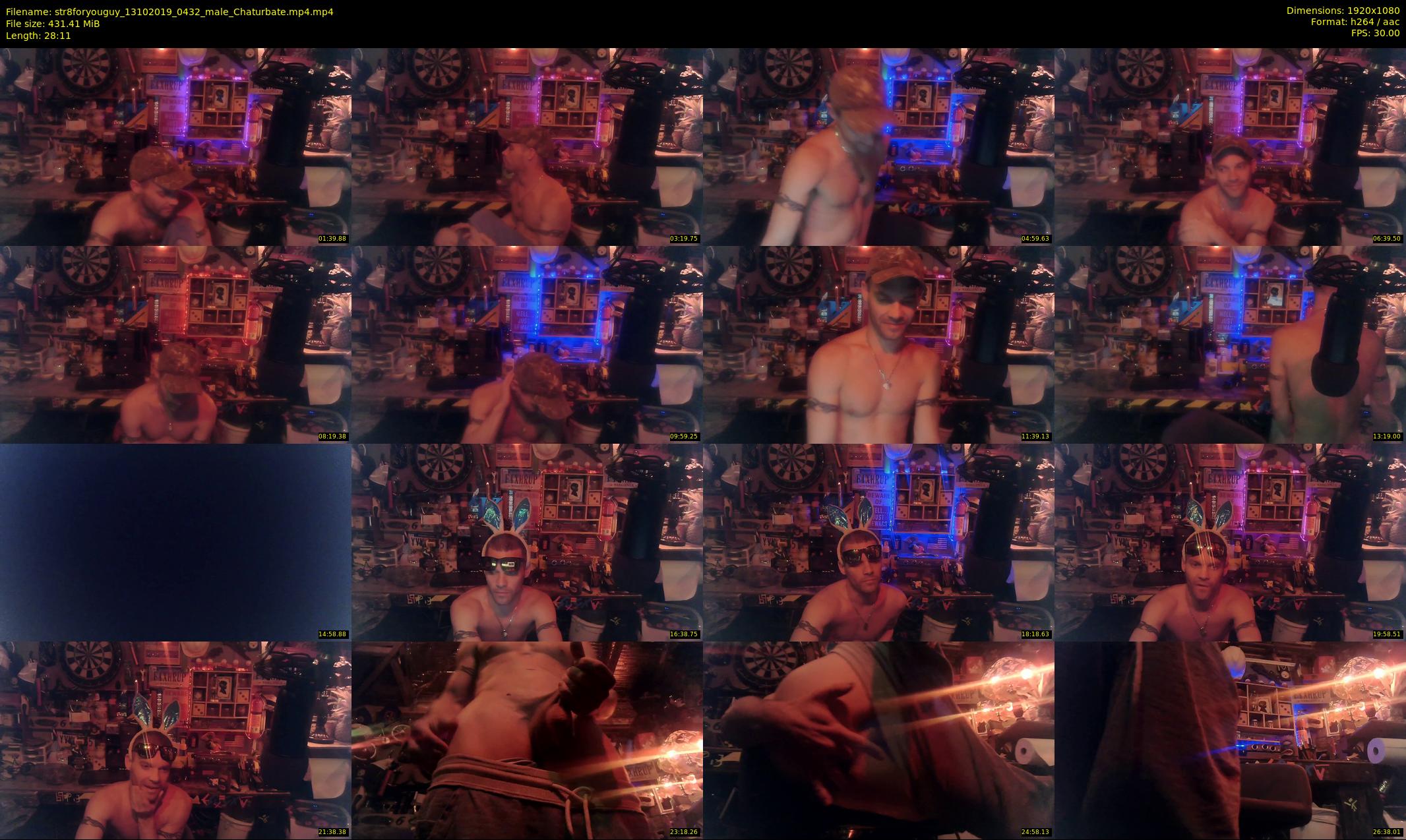 str8foryouguy — 29 minute Chaturbate male cam show recording, 1080p, Oct 13, 2019