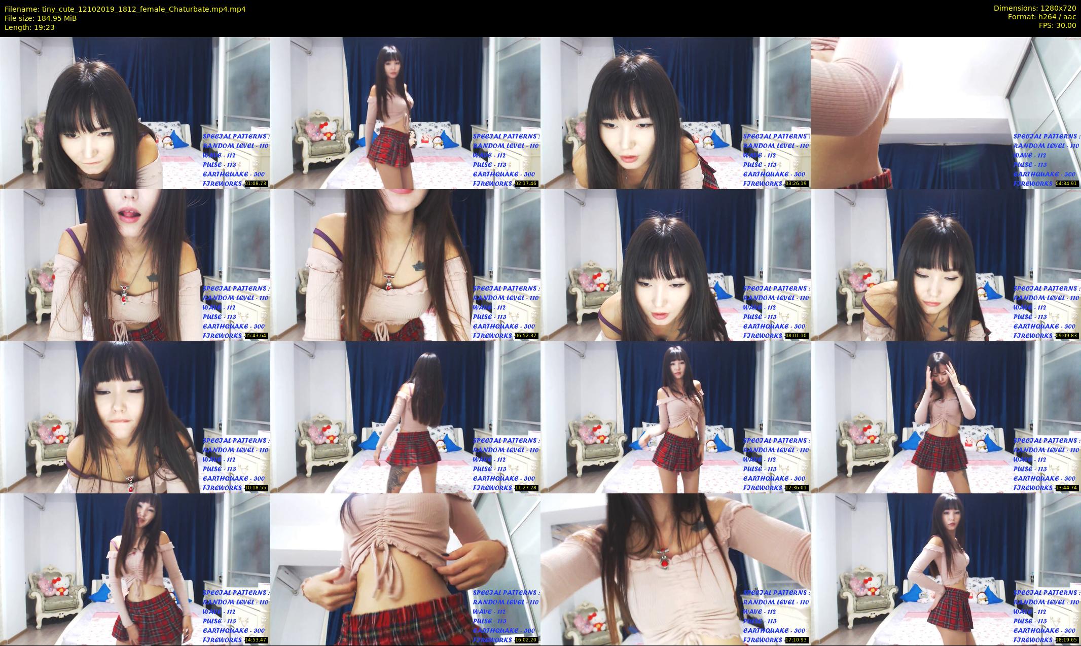 tiny_cute — 20 minute Chaturbate female cam show recording, 720p, Oct 12, 2019