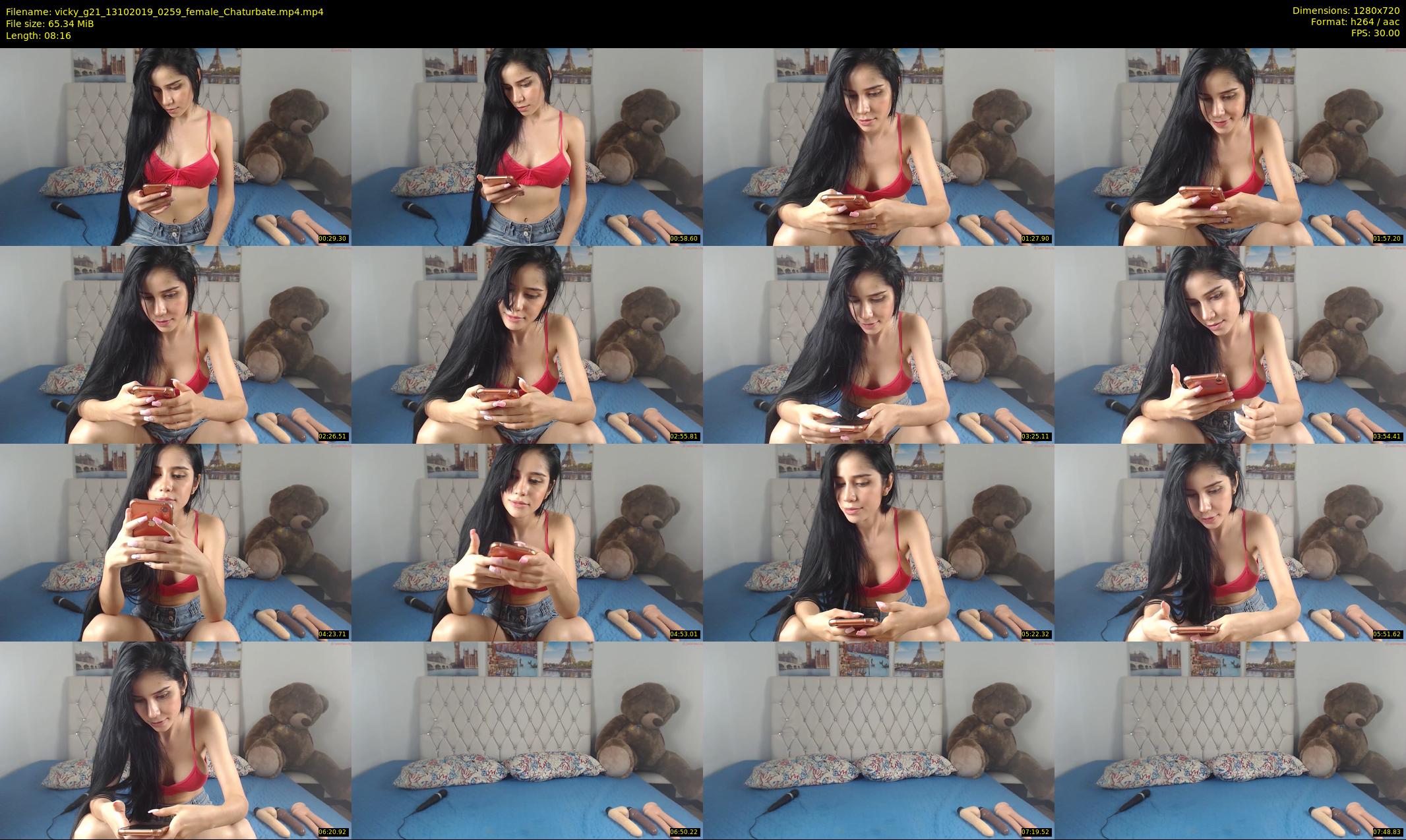 vicky_g21 — 9 minute Chaturbate female cam show recording, 720p, Oct 13, 2019