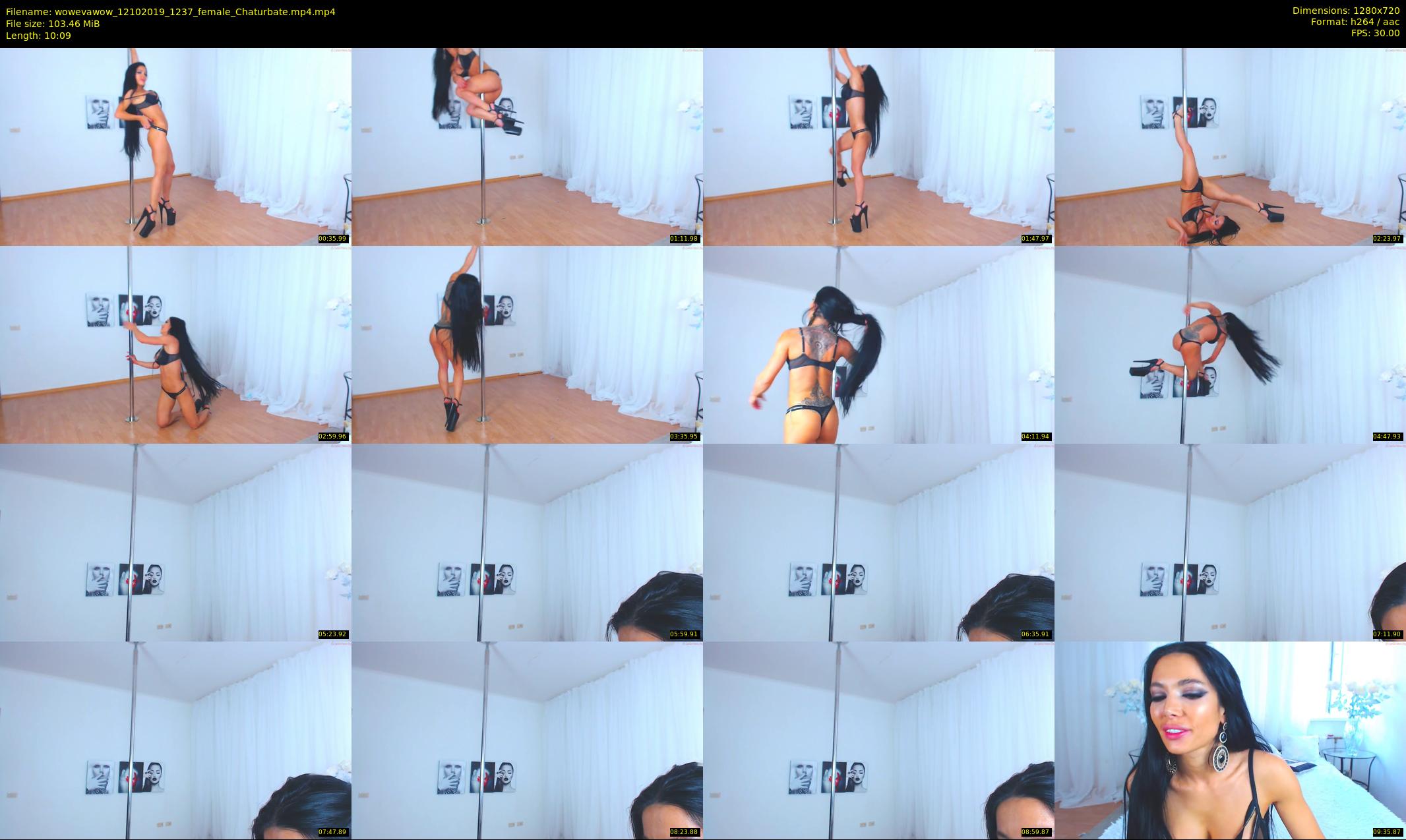 wowevawow — 11 minute Chaturbate female cam show recording, 720p, Oct 12, 2019