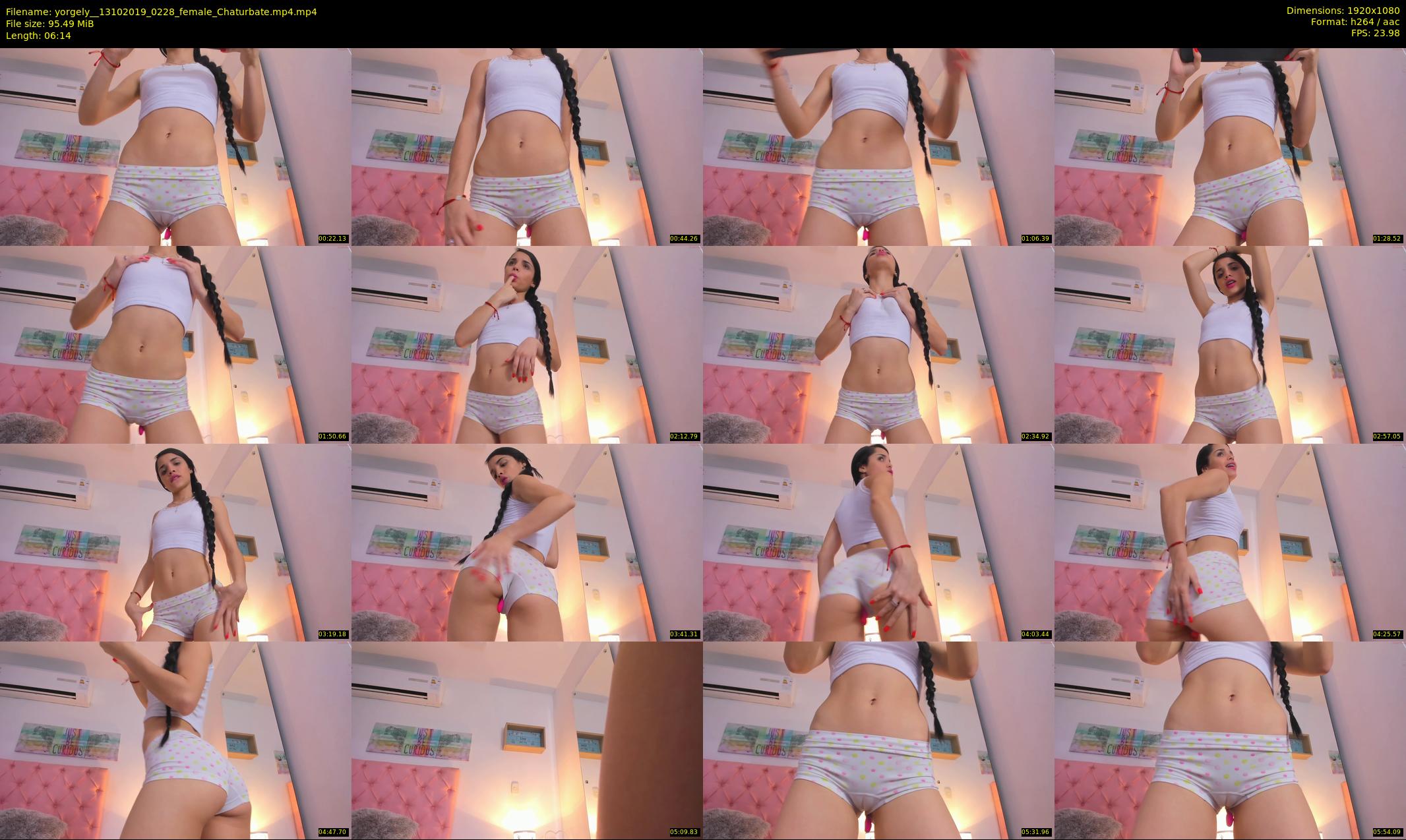 yorgely_ — 7 minute Chaturbate female cam show recording, 1080p, Oct 13, 2019