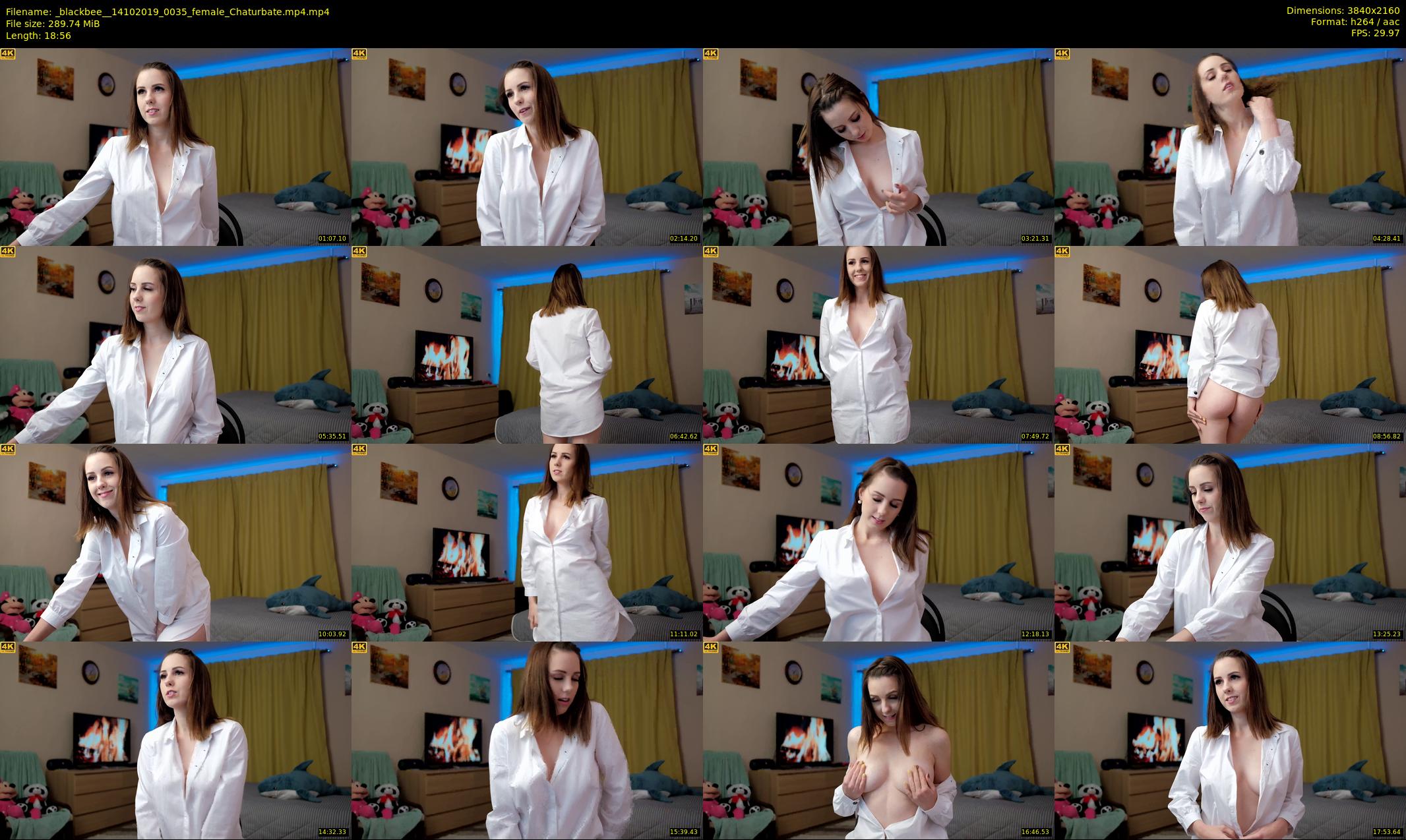 _blackbee_ — 19 minute Chaturbate female cam show recording, 4K, Oct 14, 2019