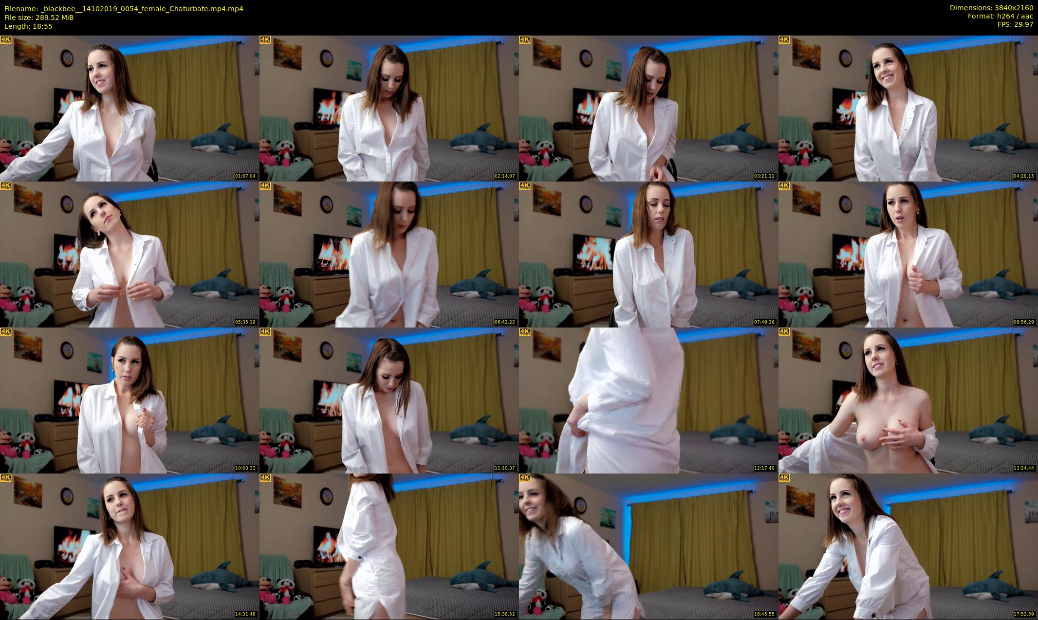 _blackbee_ — 19 minute Chaturbate female cam show recording, 4K, Oct 14, 2019