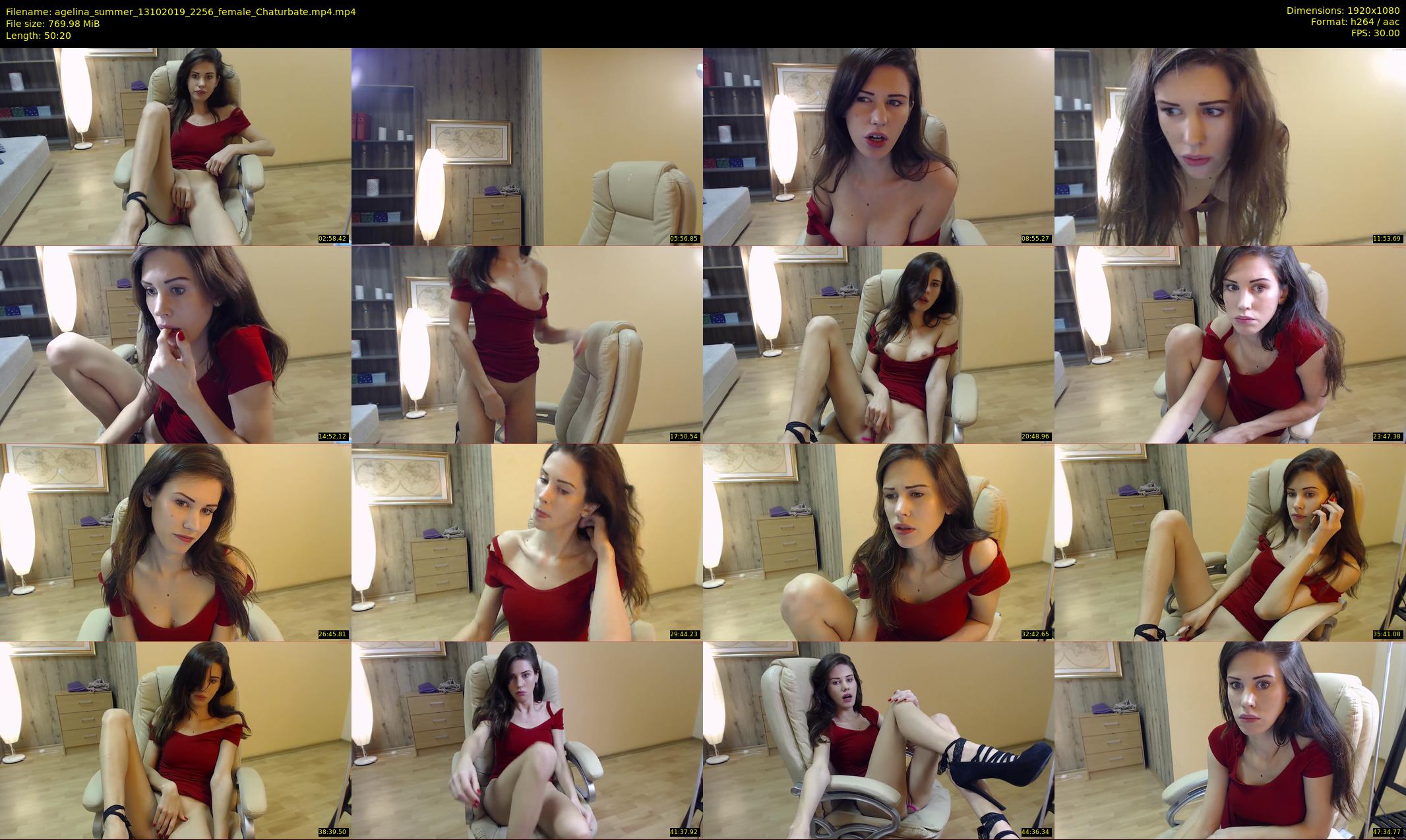 agelina_summer — 51 minute Chaturbate female cam show recording, 1080p, Oct 13, 2019