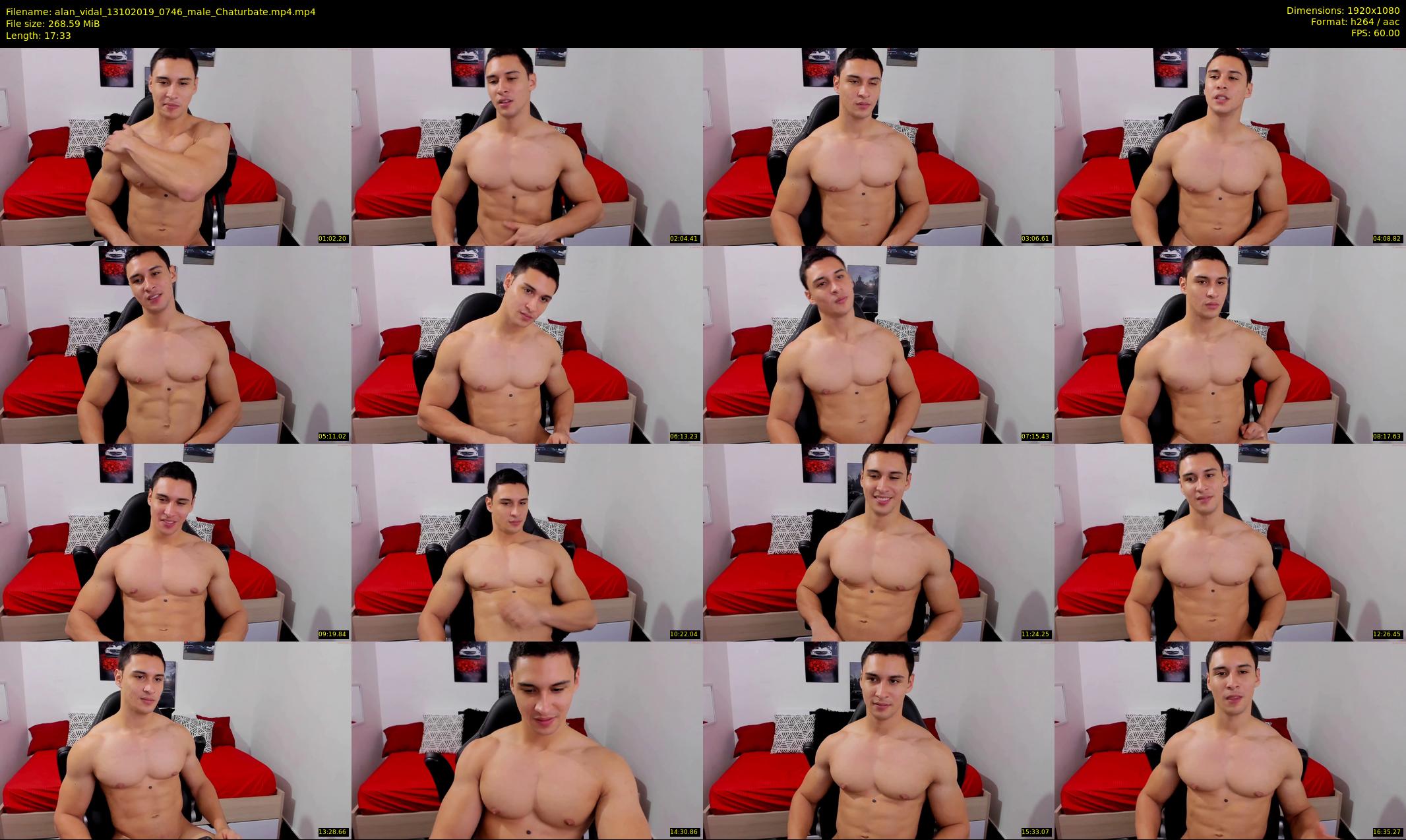 alan_vidal — 18 minute Chaturbate male cam show recording, 1080p, Oct 13, 2019