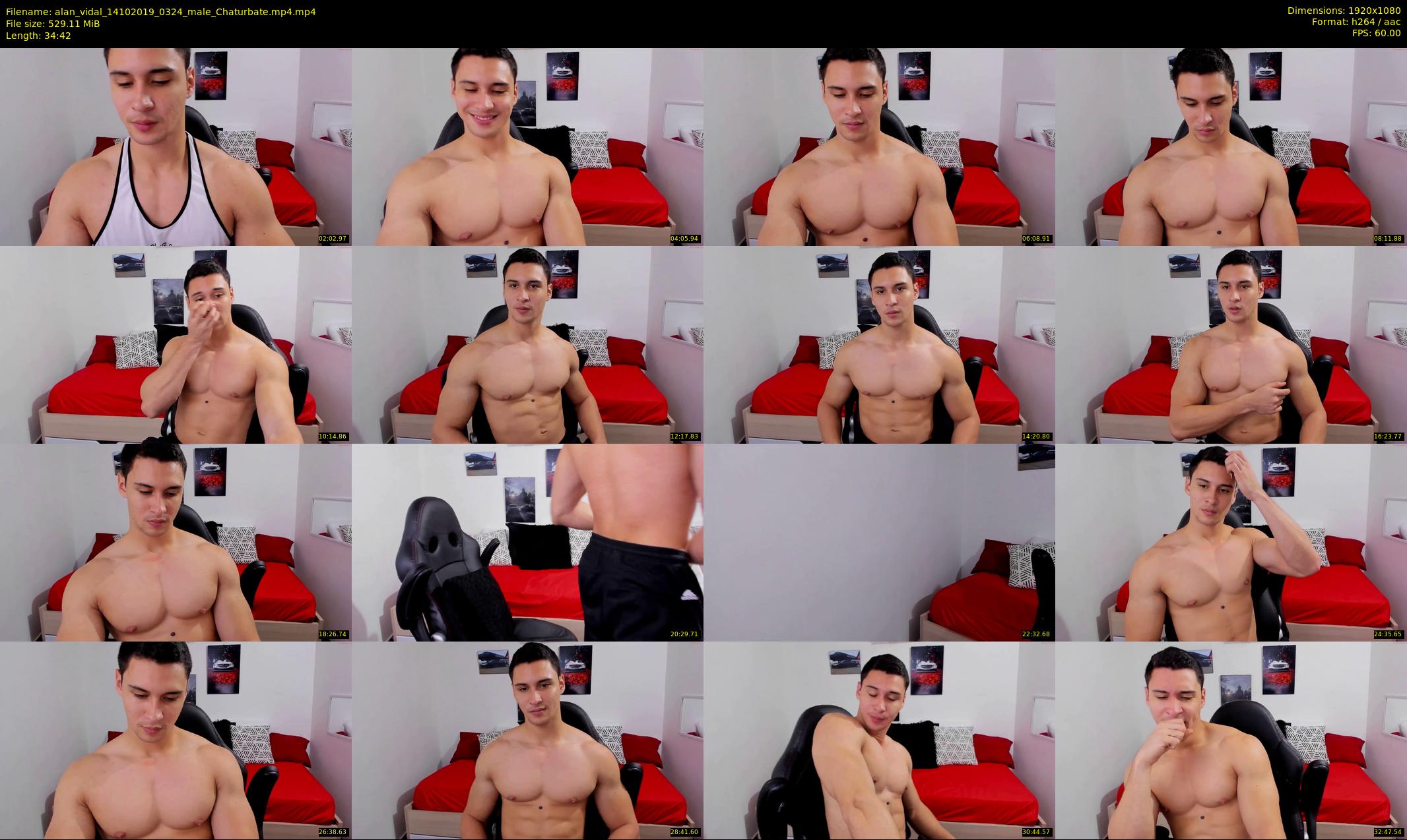 alan_vidal — 35 minute Chaturbate male cam show recording, 1080p, Oct 14, 2019