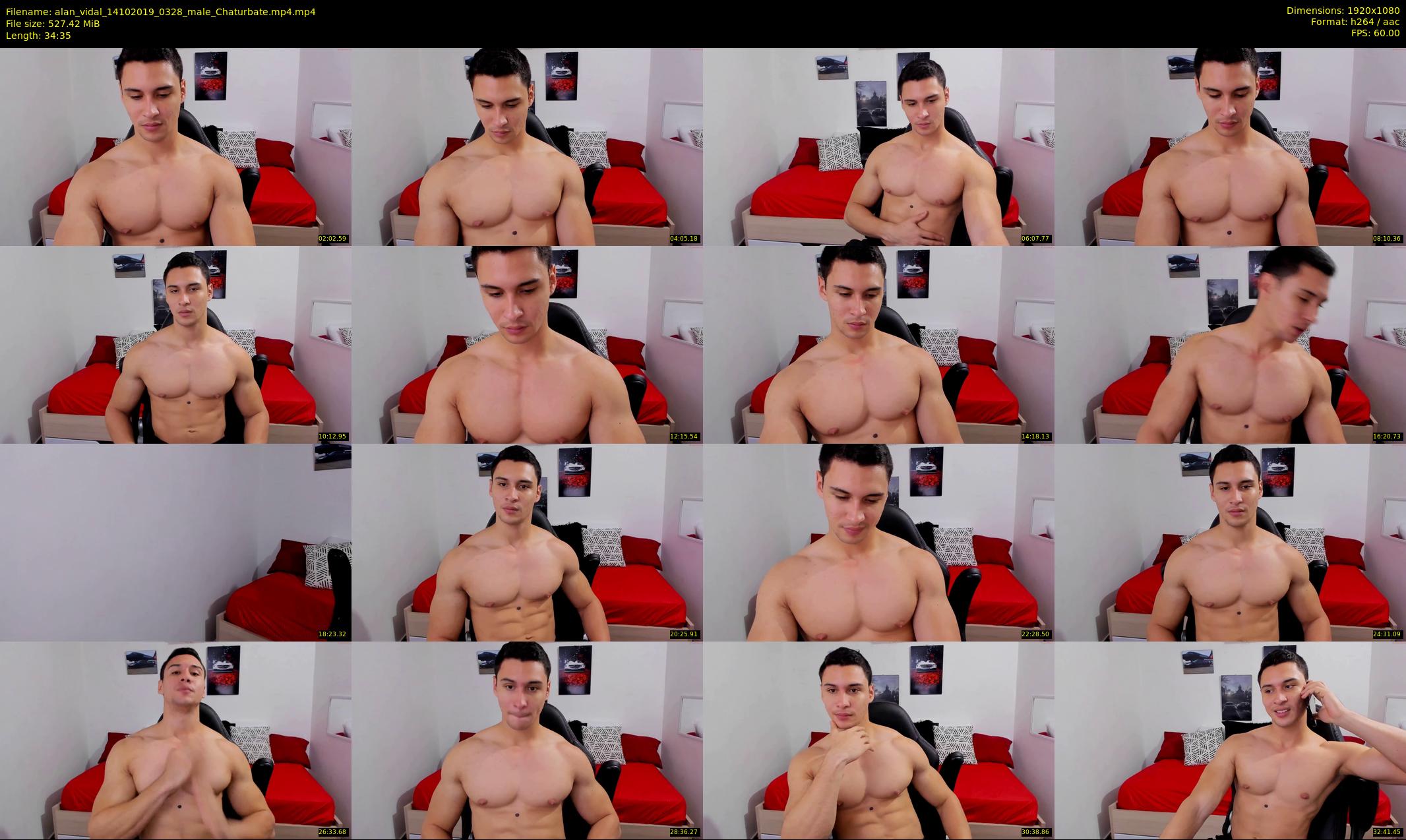 alan_vidal — 35 minute Chaturbate male cam show recording, 1080p, Oct 14, 2019