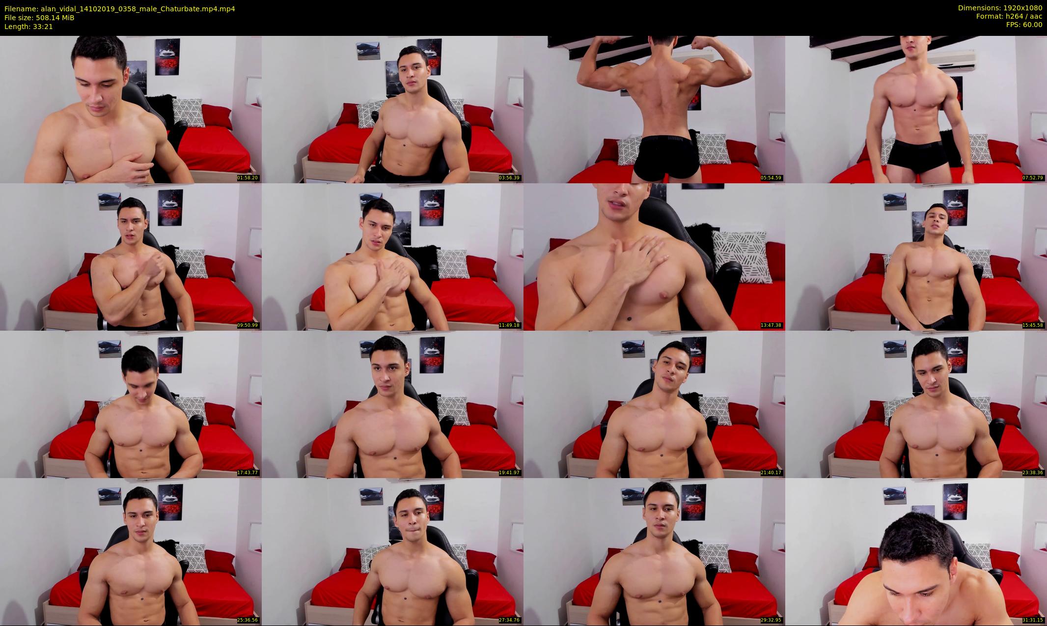 alan_vidal — 34 minute Chaturbate male cam show recording, 1080p, Oct 14, 2019