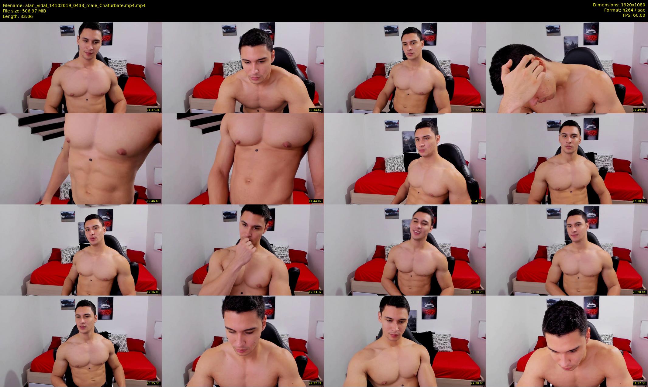alan_vidal — 34 minute Chaturbate male cam show recording, 1080p, Oct 14, 2019