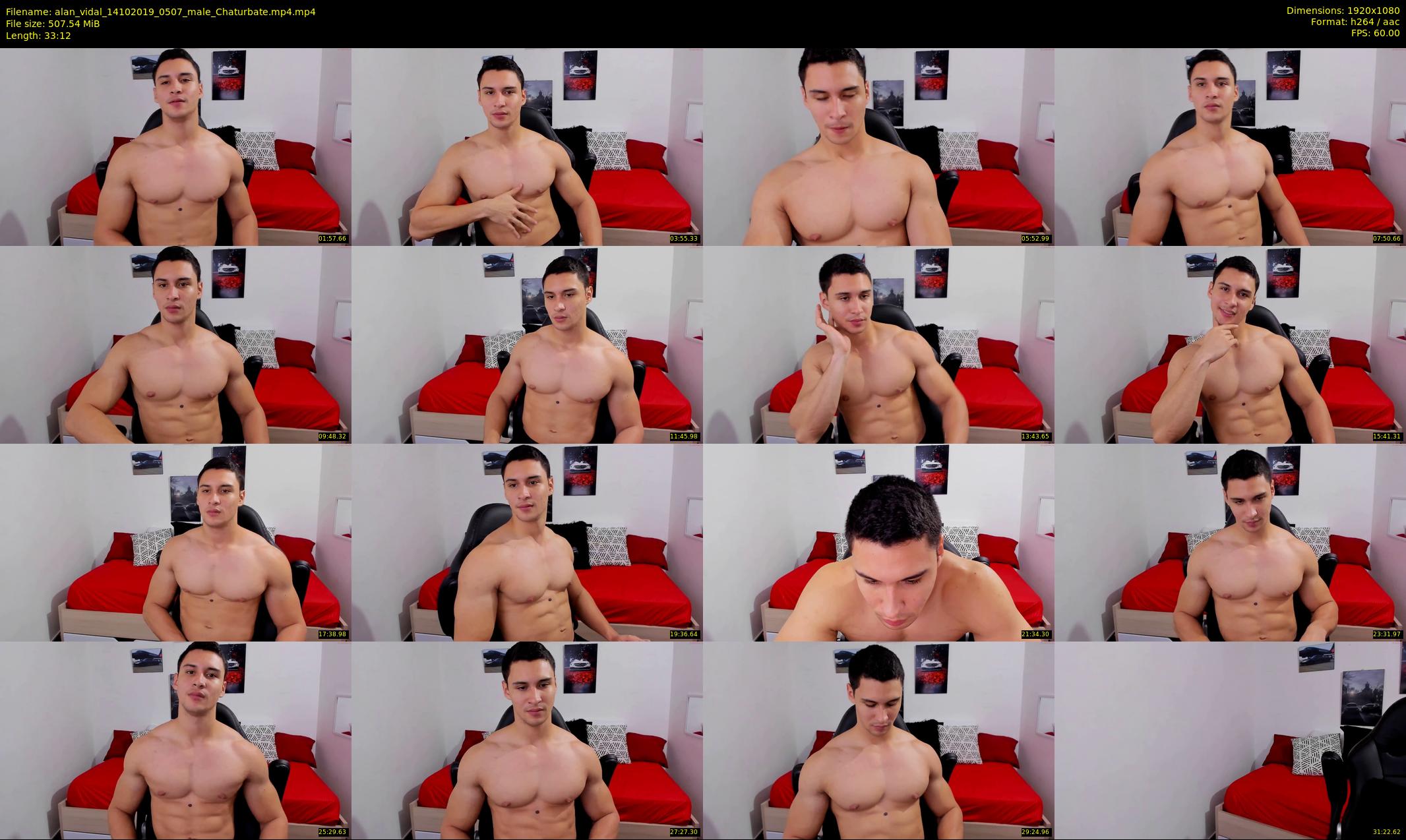 alan_vidal — 34 minute Chaturbate male cam show recording, 1080p, Oct 14, 2019