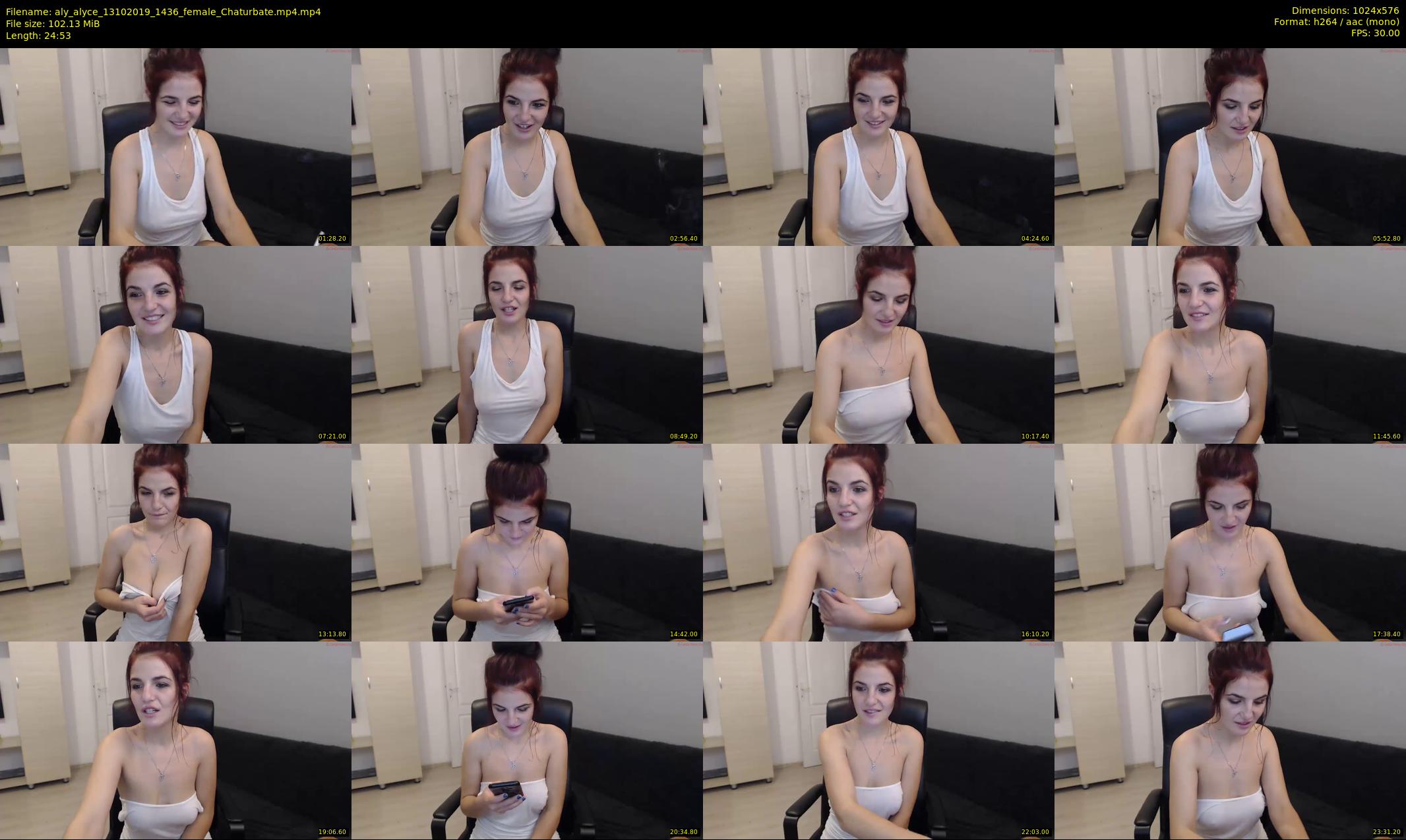 aly_alyce — 25 minute Chaturbate female cam show recording, 480p, Oct 13, 2019