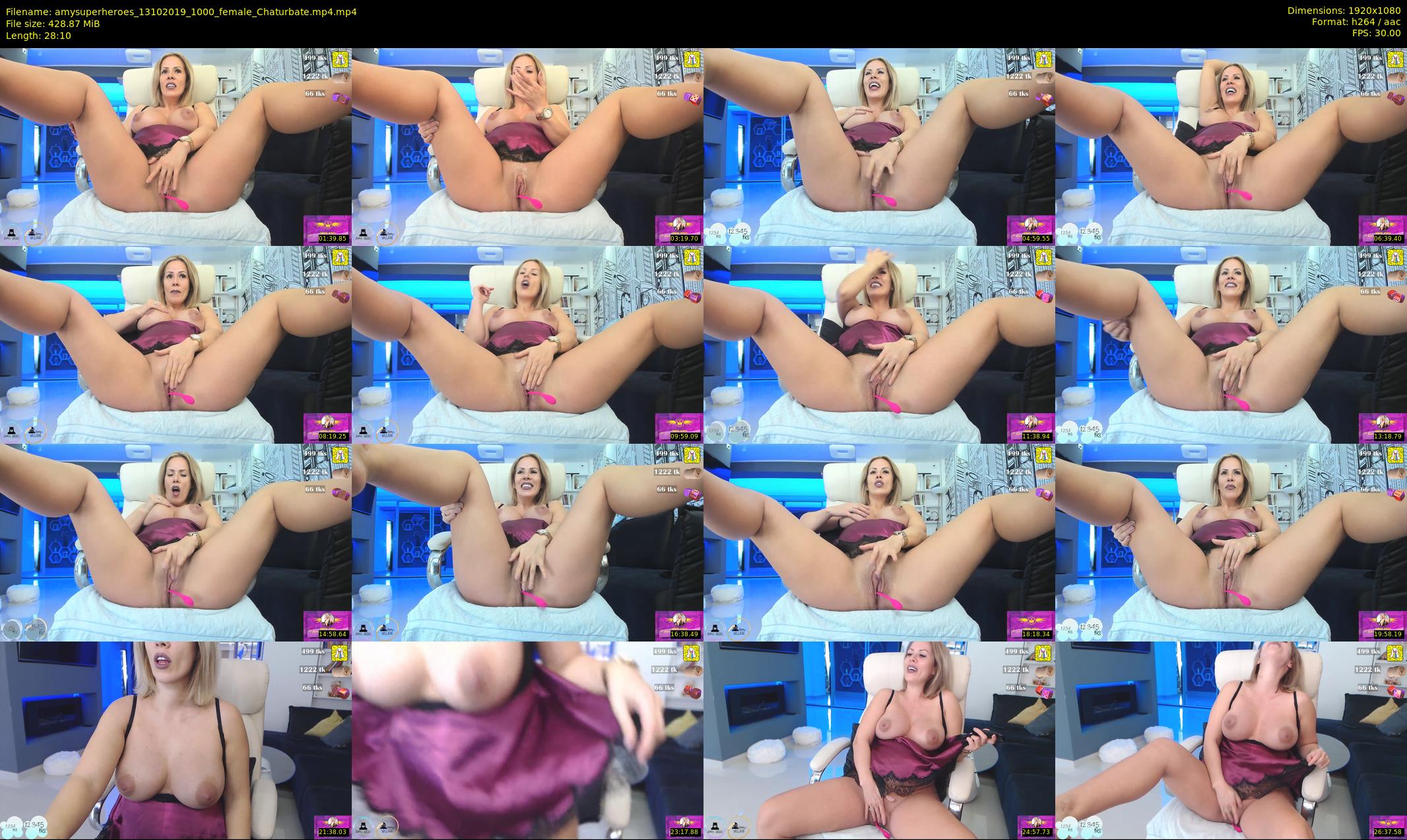 amysuperheroes — 29 minute Chaturbate female cam show recording, 1080p, Oct 13, 2019
