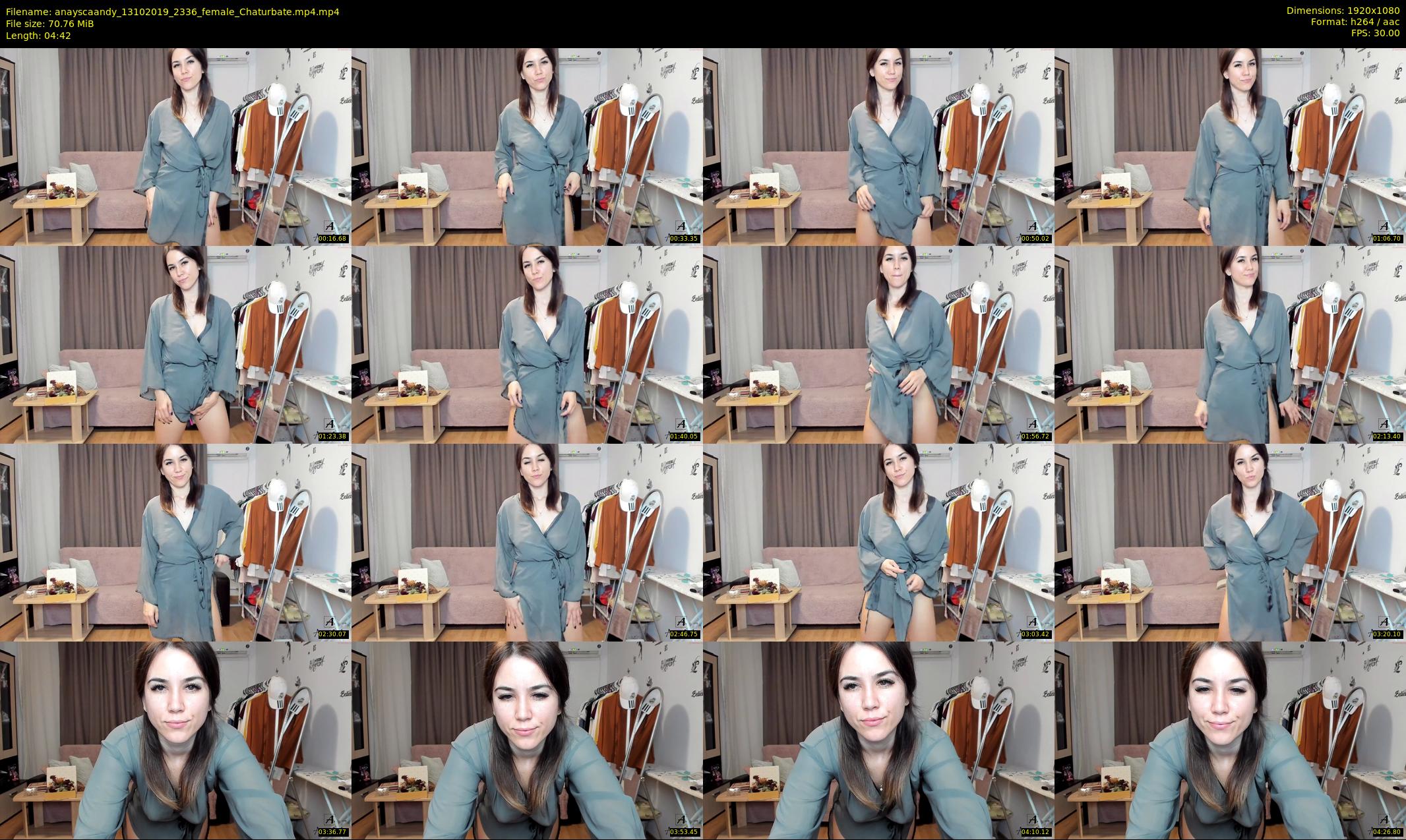 anayscaandy — 5 minute Chaturbate female cam show recording, 1080p, Oct 13, 2019