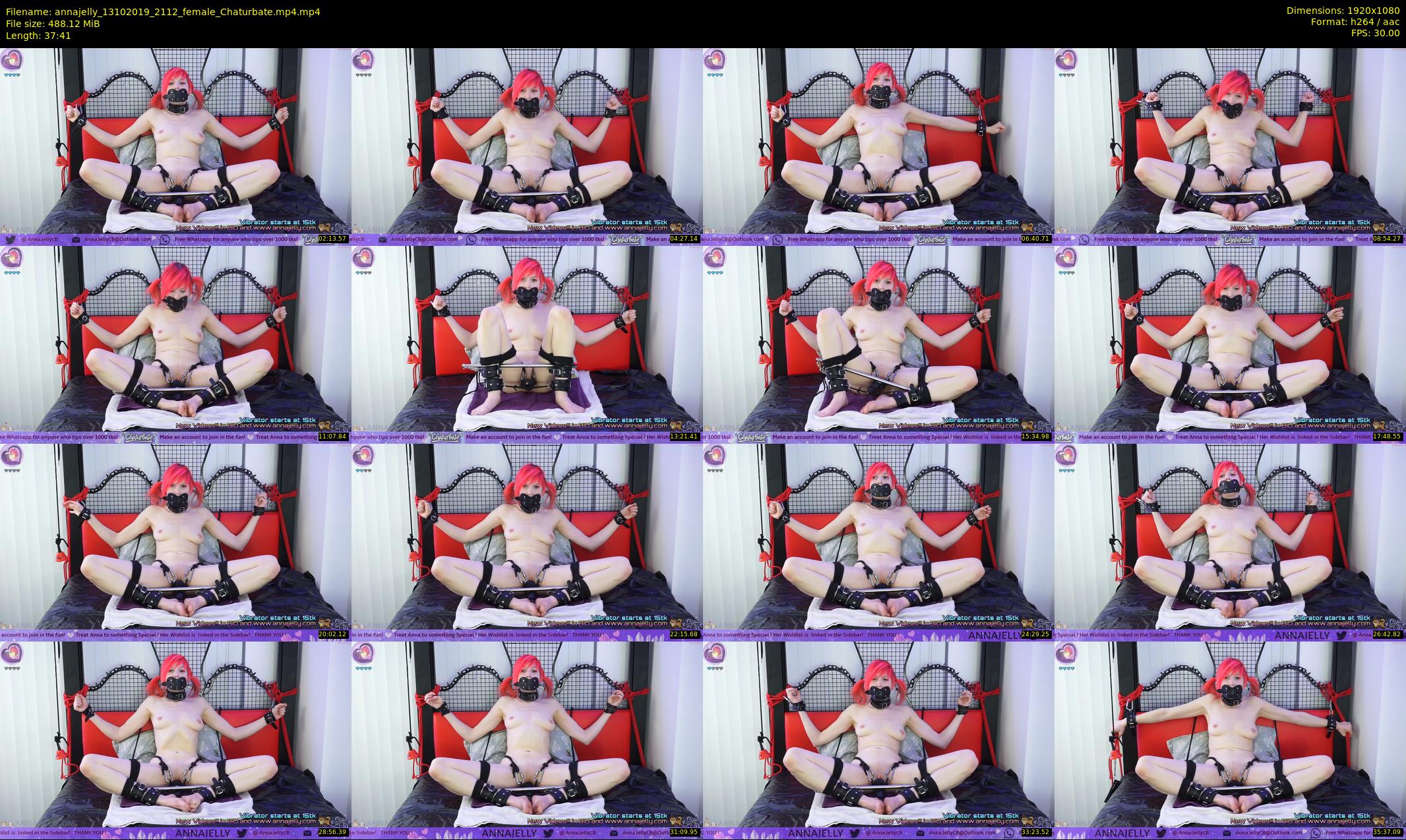 annajelly — 38 minute Chaturbate couple cam show recording, 1080p, Oct 13, 2019