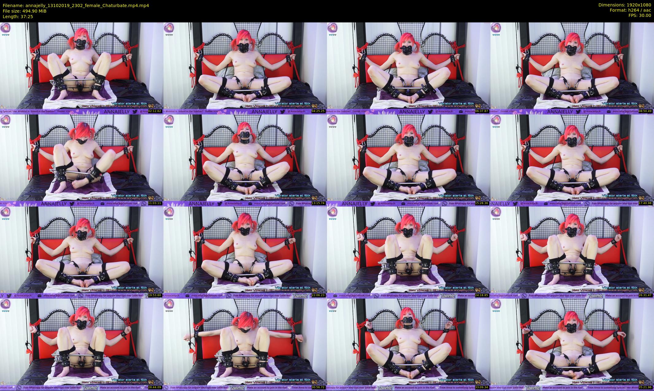 annajelly — 38 minute Chaturbate couple cam show recording, 1080p, Oct 13, 2019