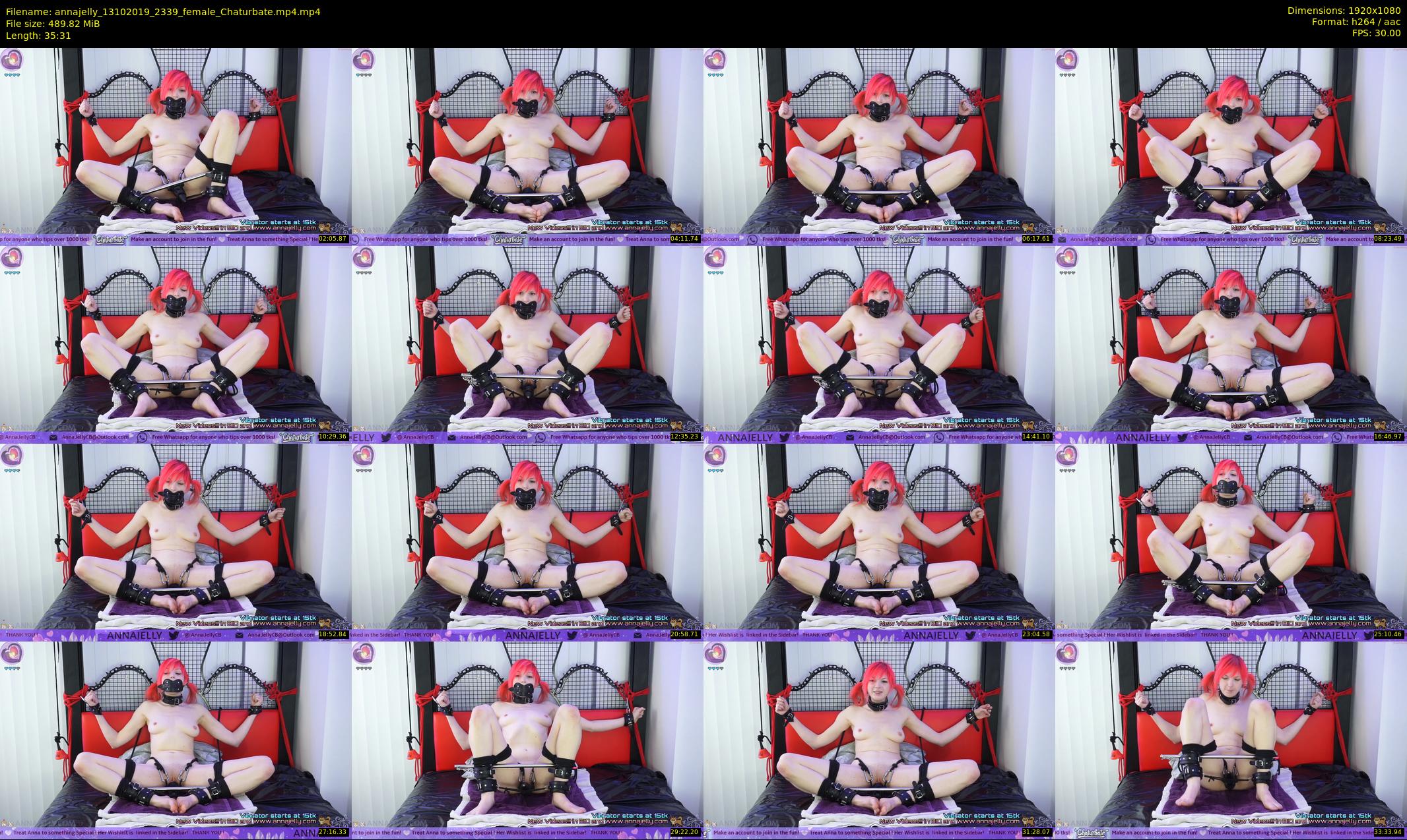 annajelly — 36 minute Chaturbate couple cam show recording, 1080p, Oct 13, 2019
