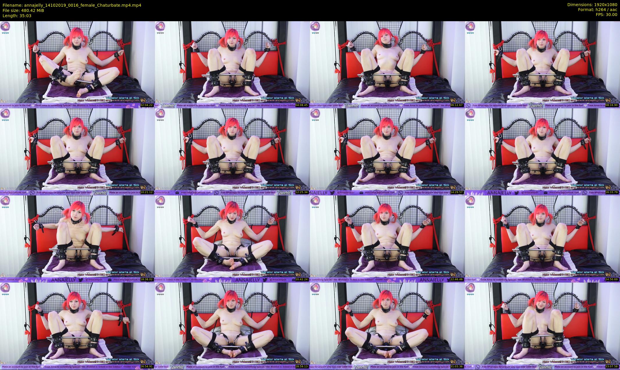 annajelly — 36 minute Chaturbate couple cam show recording, 1080p, Oct 14, 2019