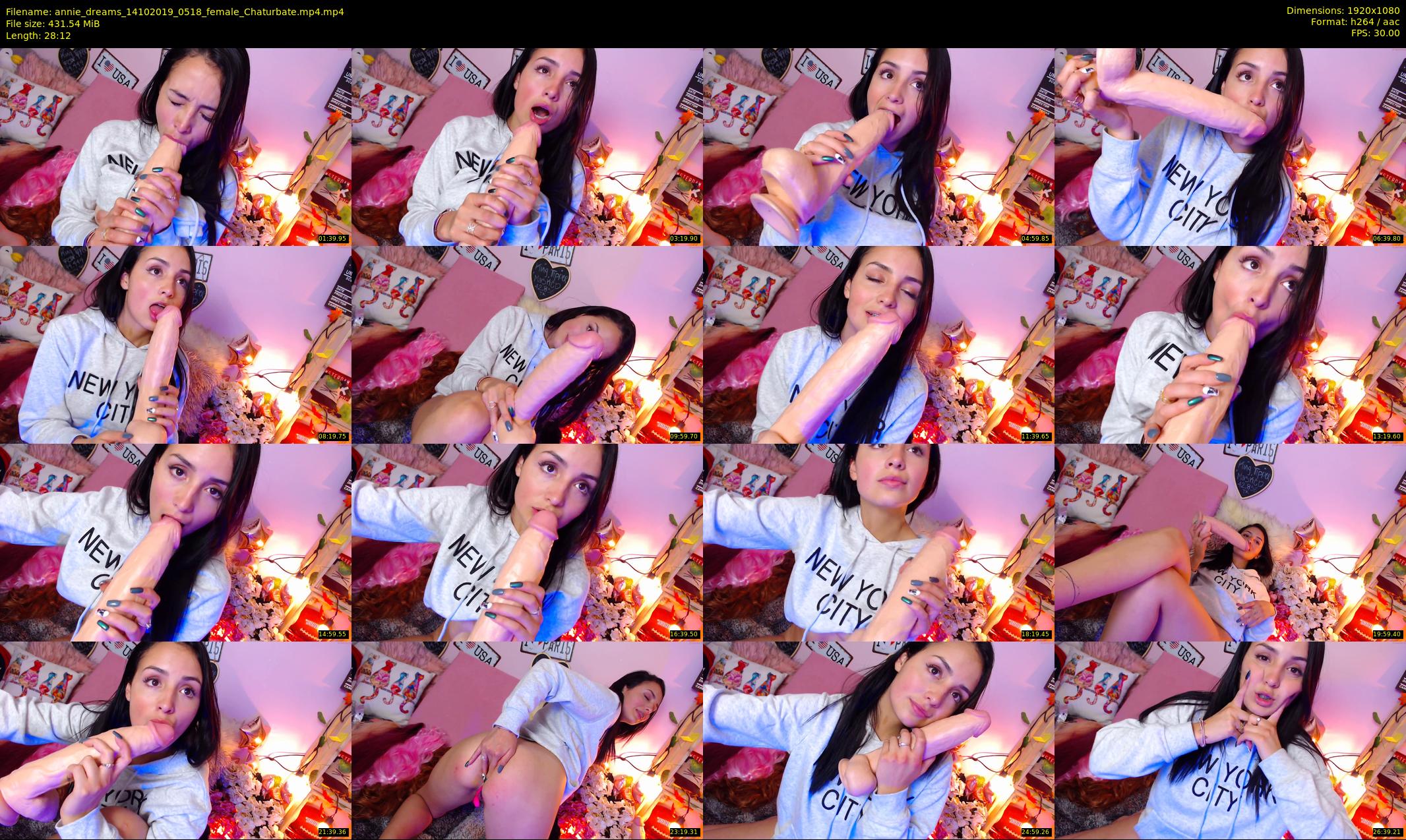 annie_dreams — 29 minute Chaturbate female cam show recording, 1080p, Oct 14, 2019