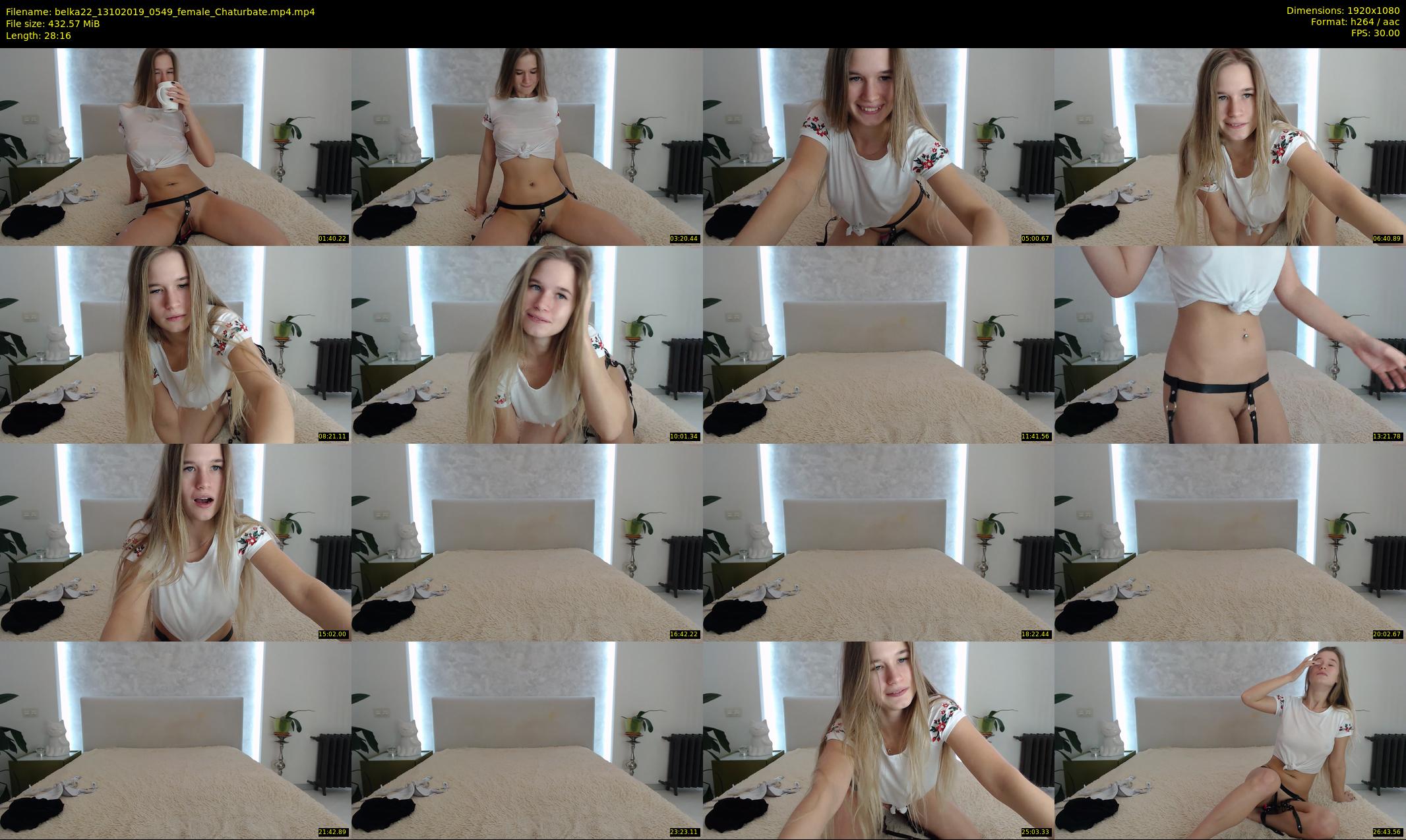 belka22 — 29 minute Chaturbate female cam show recording, 1080p, Oct 13, 2019