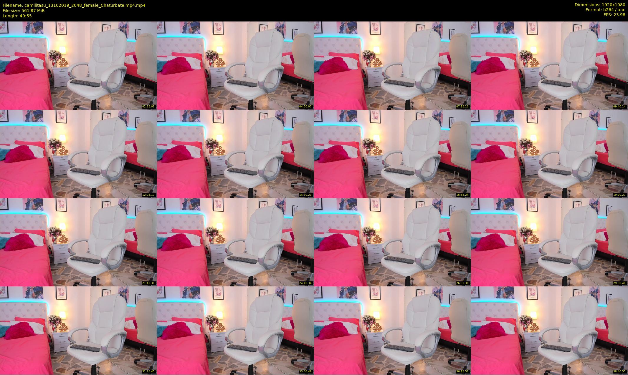 camilitasu — 41 minute Chaturbate female cam show recording, 1080p, Oct 13, 2019
