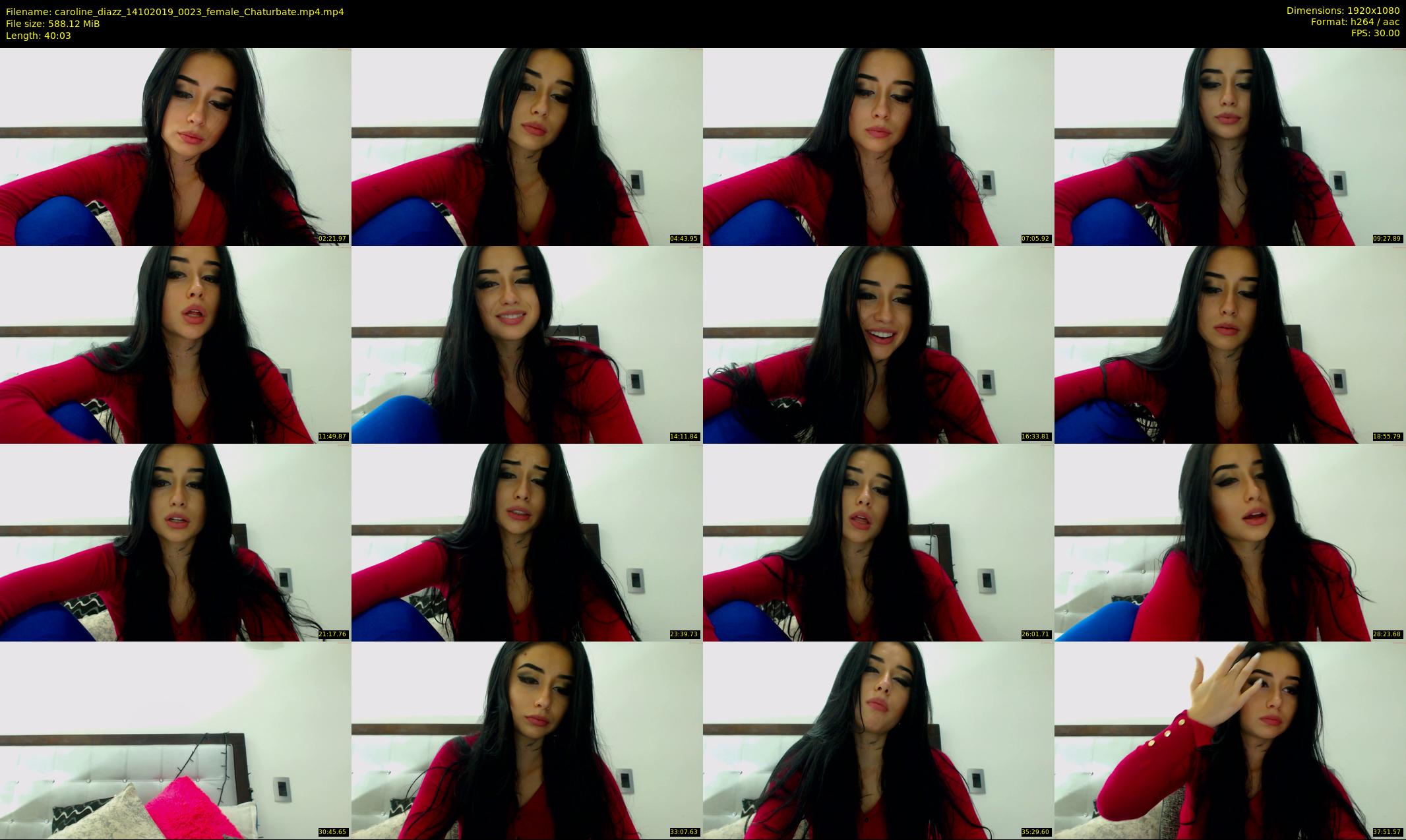 caroline_diazz — 41 minute Chaturbate female cam show recording, 1080p, Oct 14, 2019