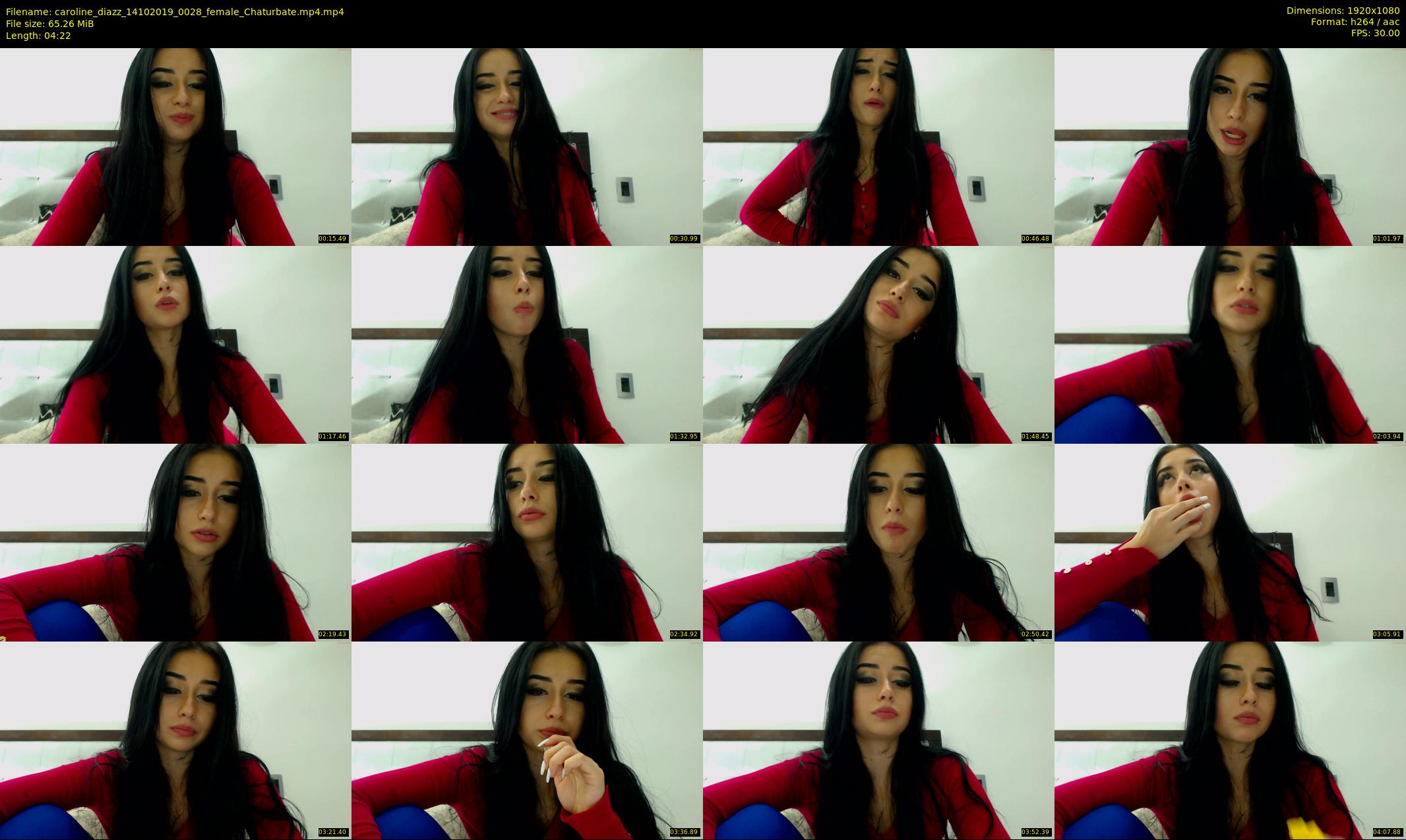 caroline_diazz — 5 minute Chaturbate female cam show recording, 1080p, Oct 14, 2019