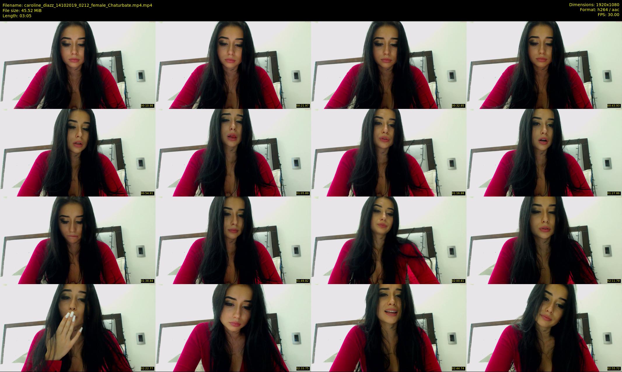 caroline_diazz — 4 minute Chaturbate female cam show recording, 1080p, Oct 14, 2019