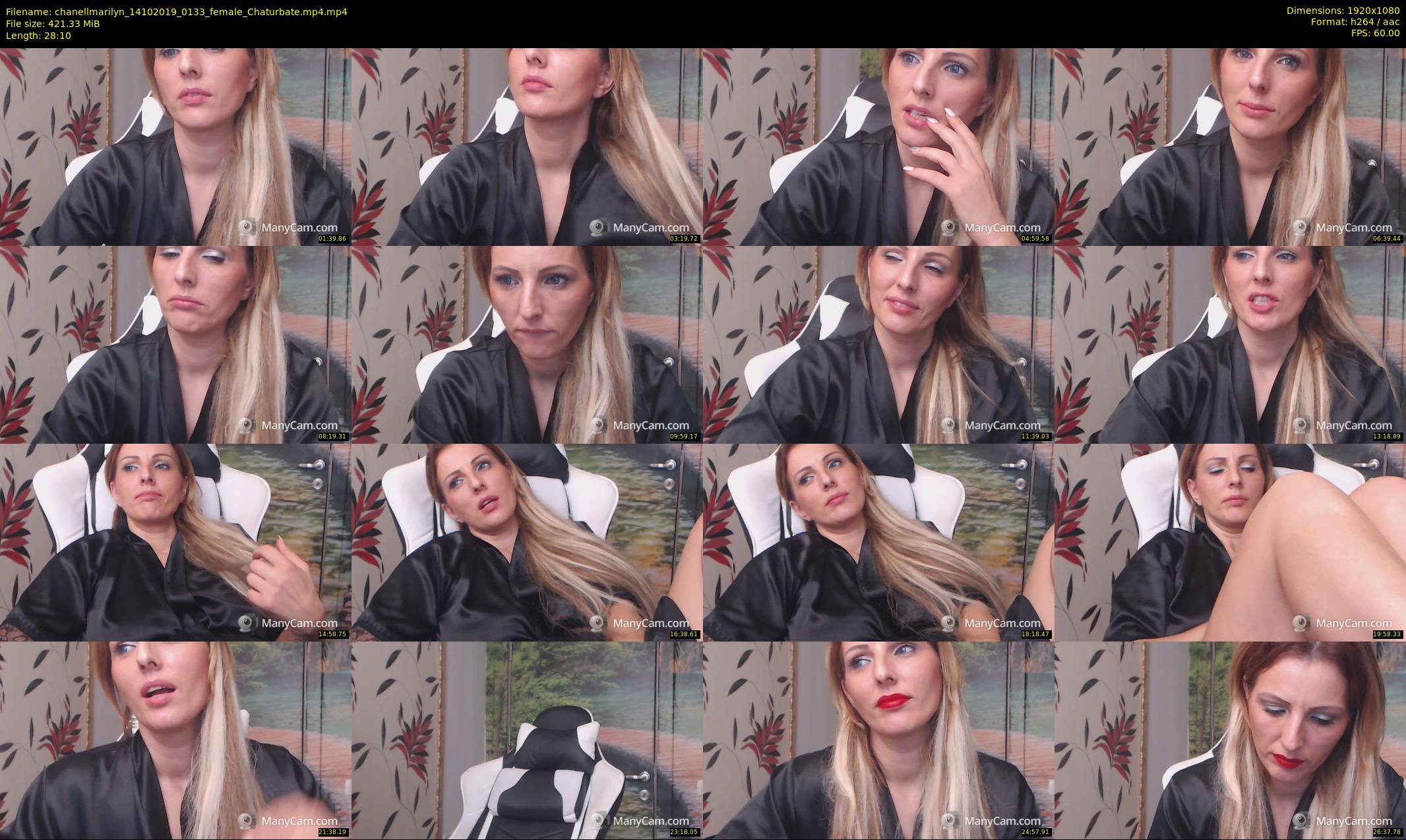 chanellmarilyn — 29 minute Chaturbate female cam show recording, 1080p, Oct 14, 2019