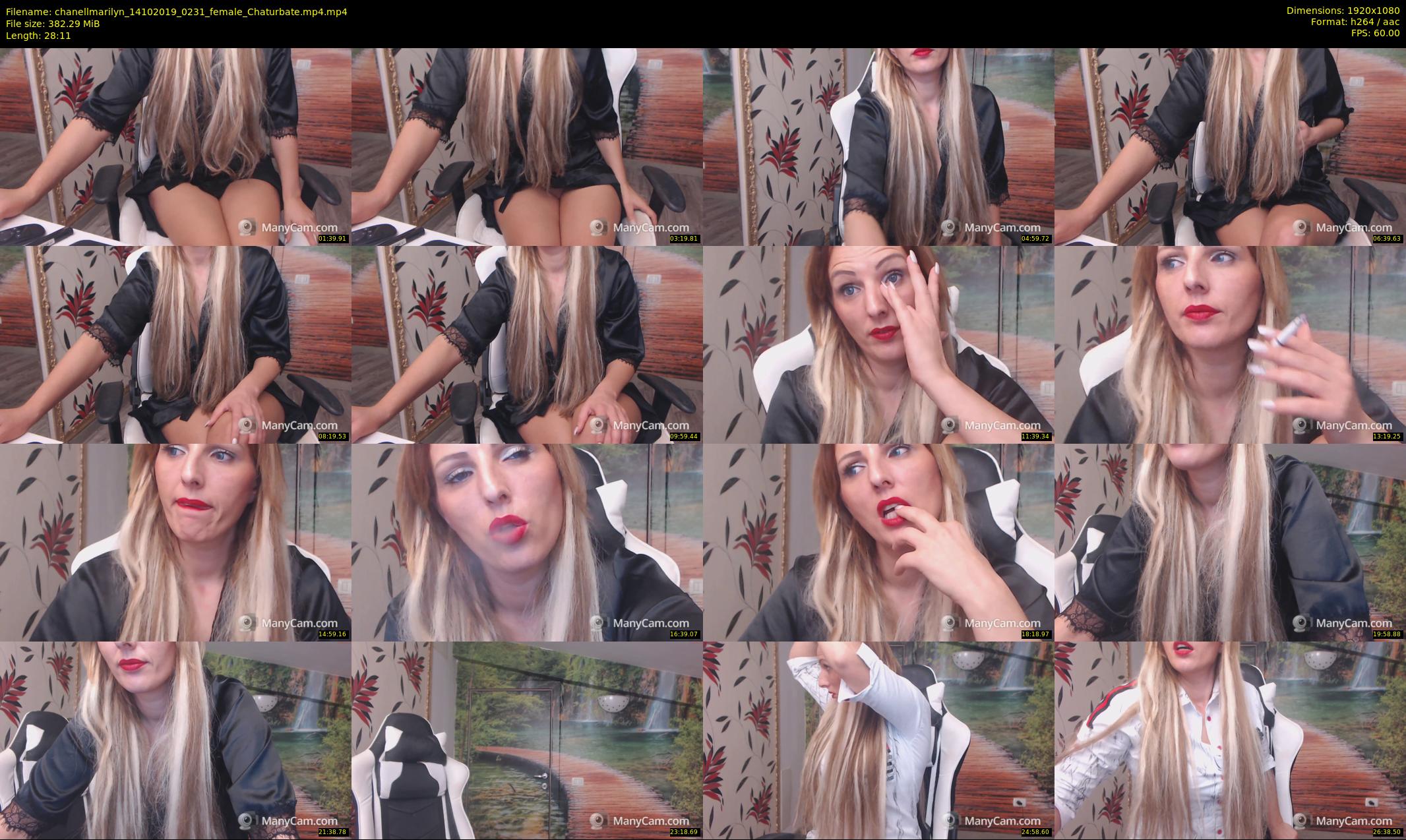 chanellmarilyn — 29 minute Chaturbate female cam show recording, 1080p, Oct 14, 2019