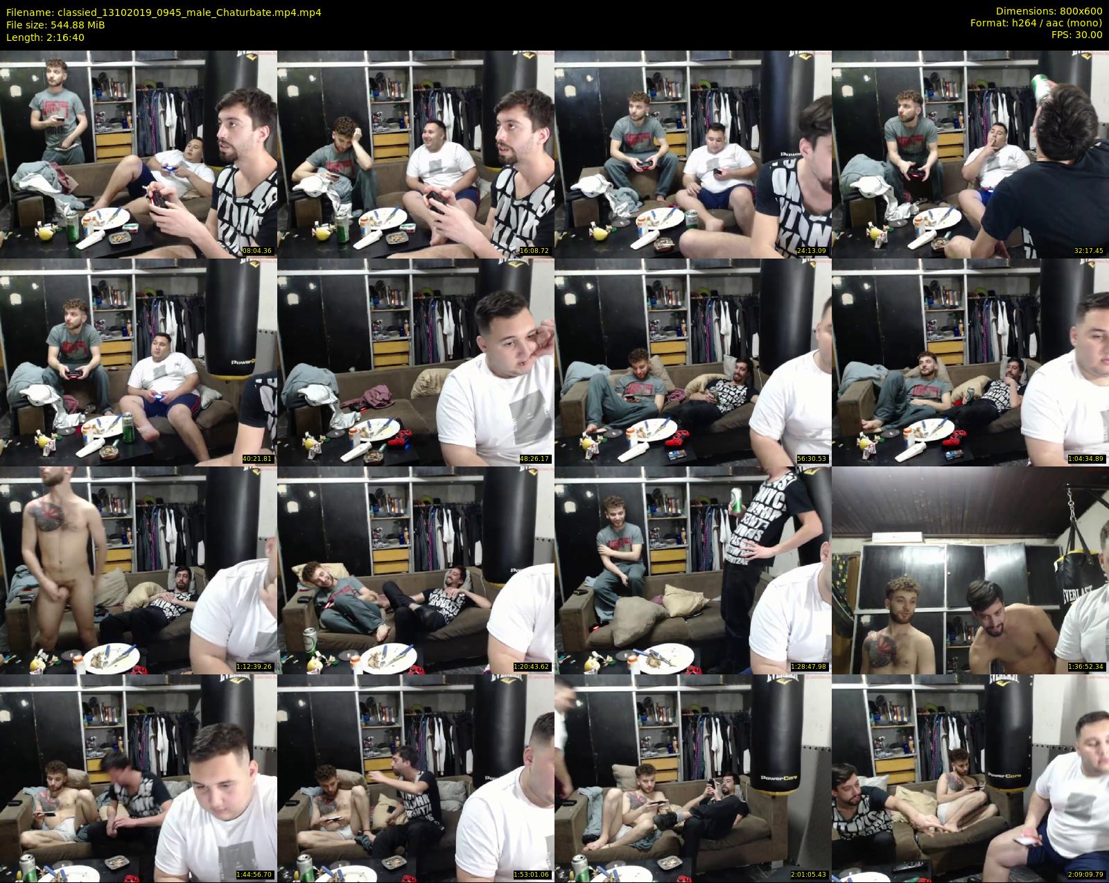 classied — 137 minute Chaturbate male cam show recording, 480p, Oct 13, 2019