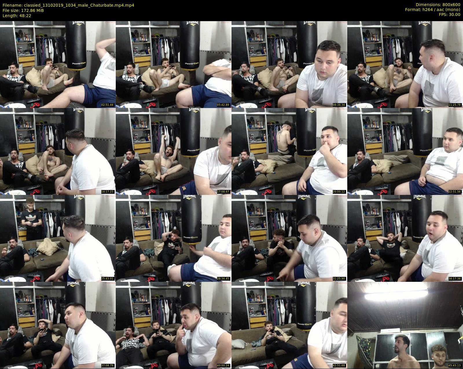 classied — 49 minute Chaturbate male cam show recording, 480p, Oct 13, 2019