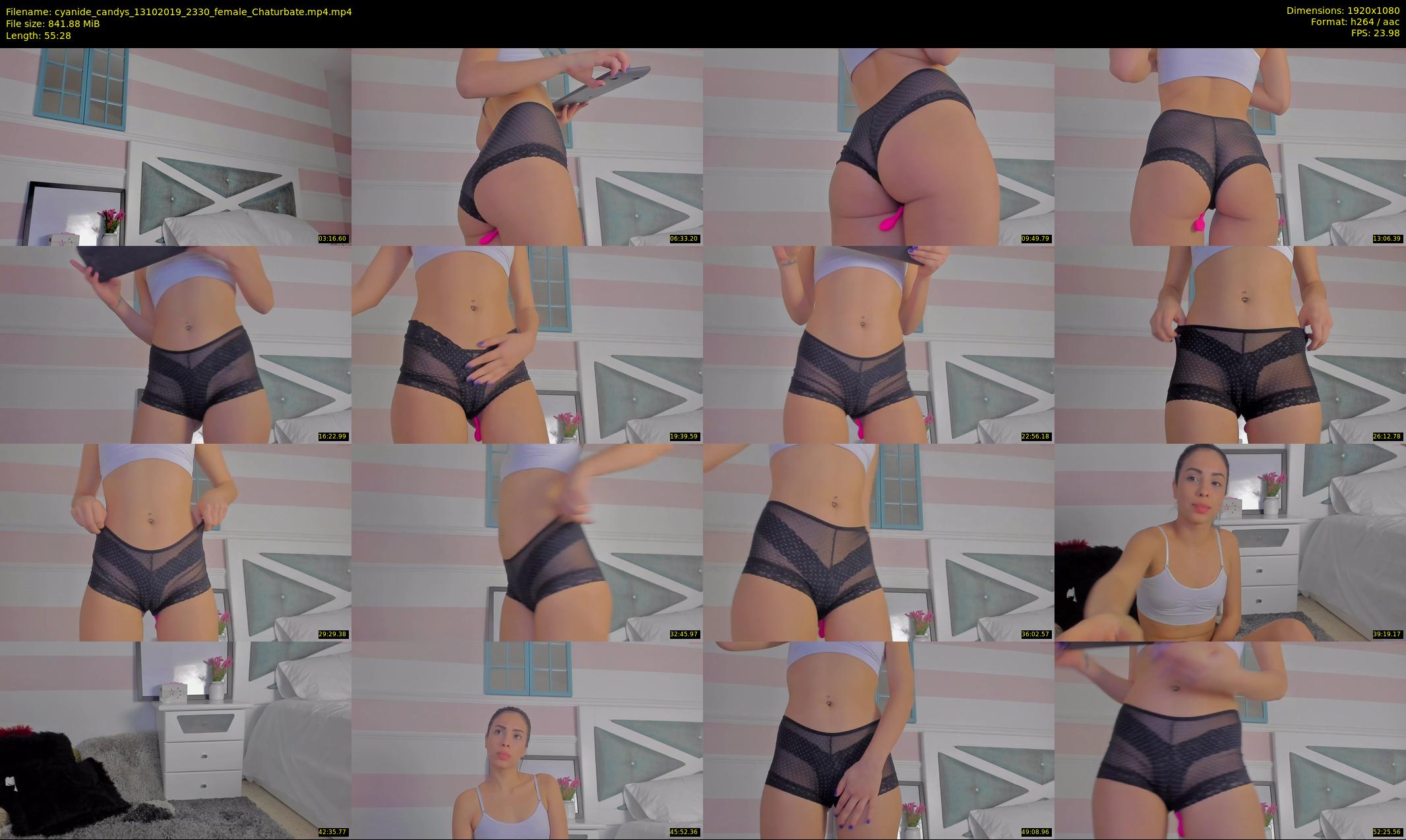 cyanide_candys — 56 minute Chaturbate female cam show recording, 1080p, Oct 13, 2019